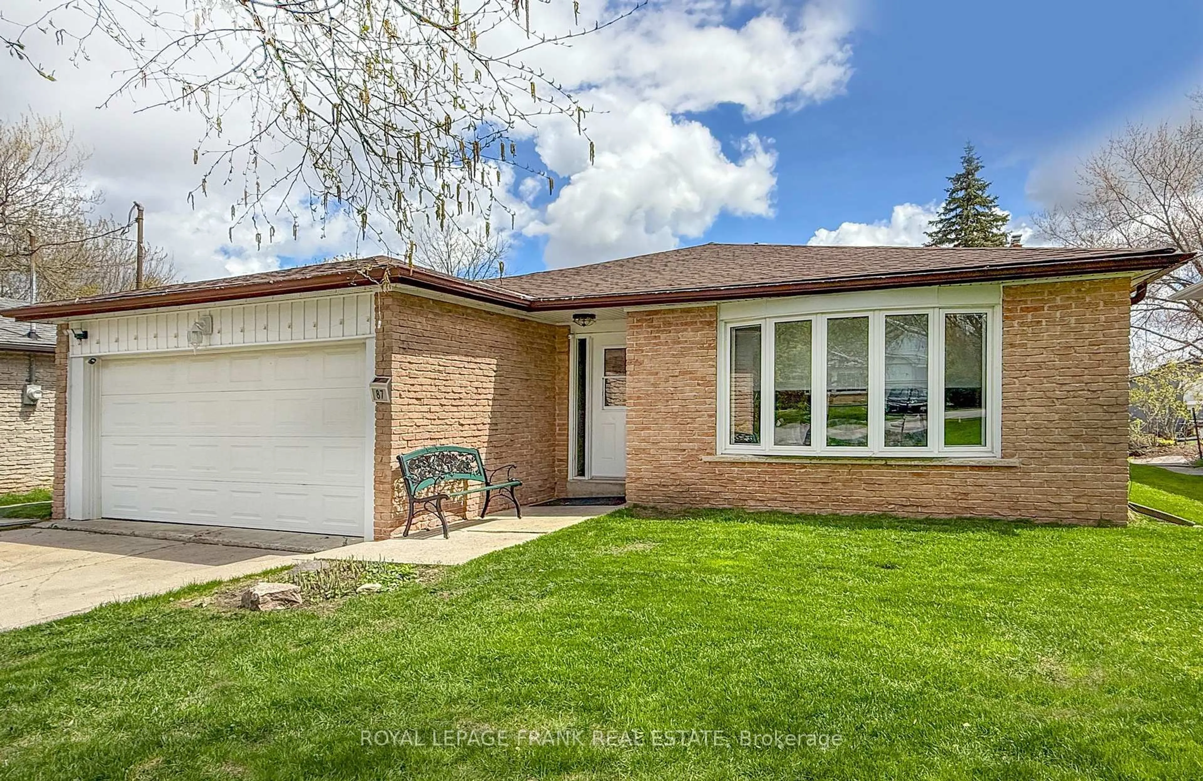 Home with brick exterior material, street for 87 Cedar St, Uxbridge Ontario L9P 1B2