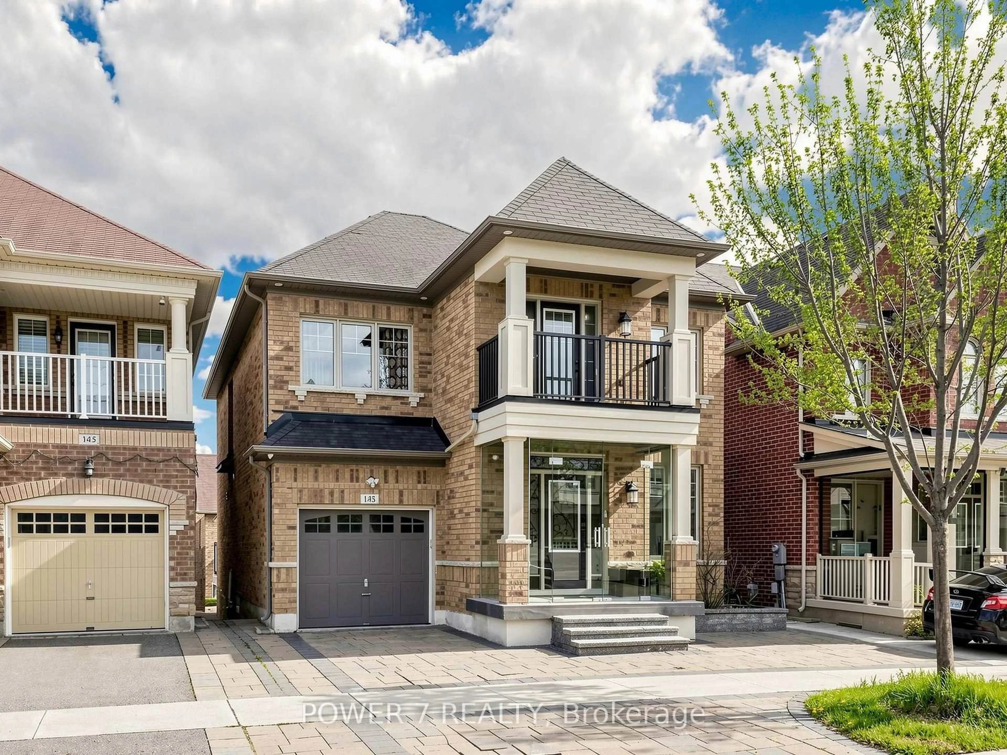 Home with brick exterior material, street for 143 Beckett Ave, Markham Ontario L6C 0P8