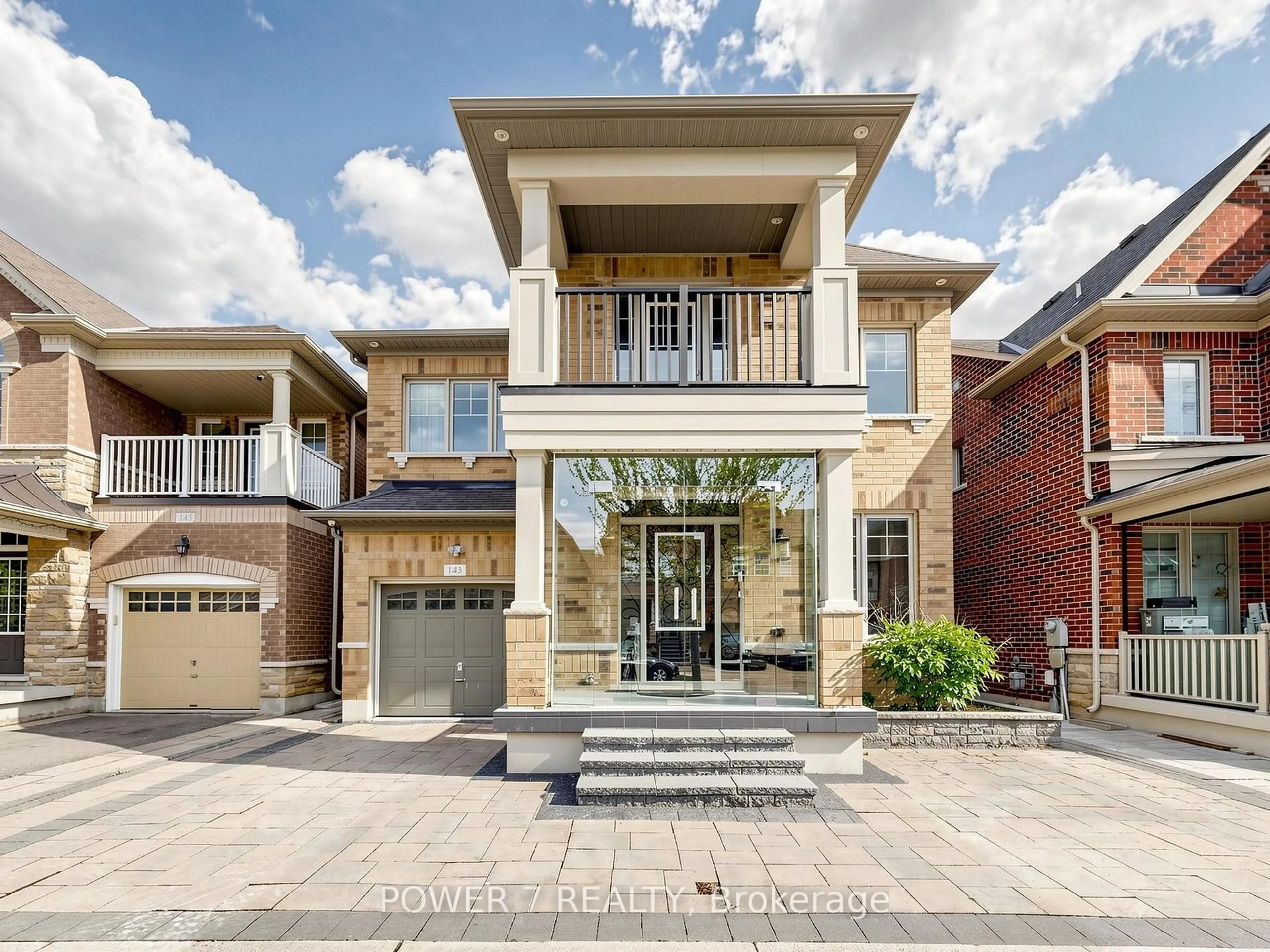 Home with brick exterior material, street for 143 Beckett Ave, Markham Ontario L6C 0P8