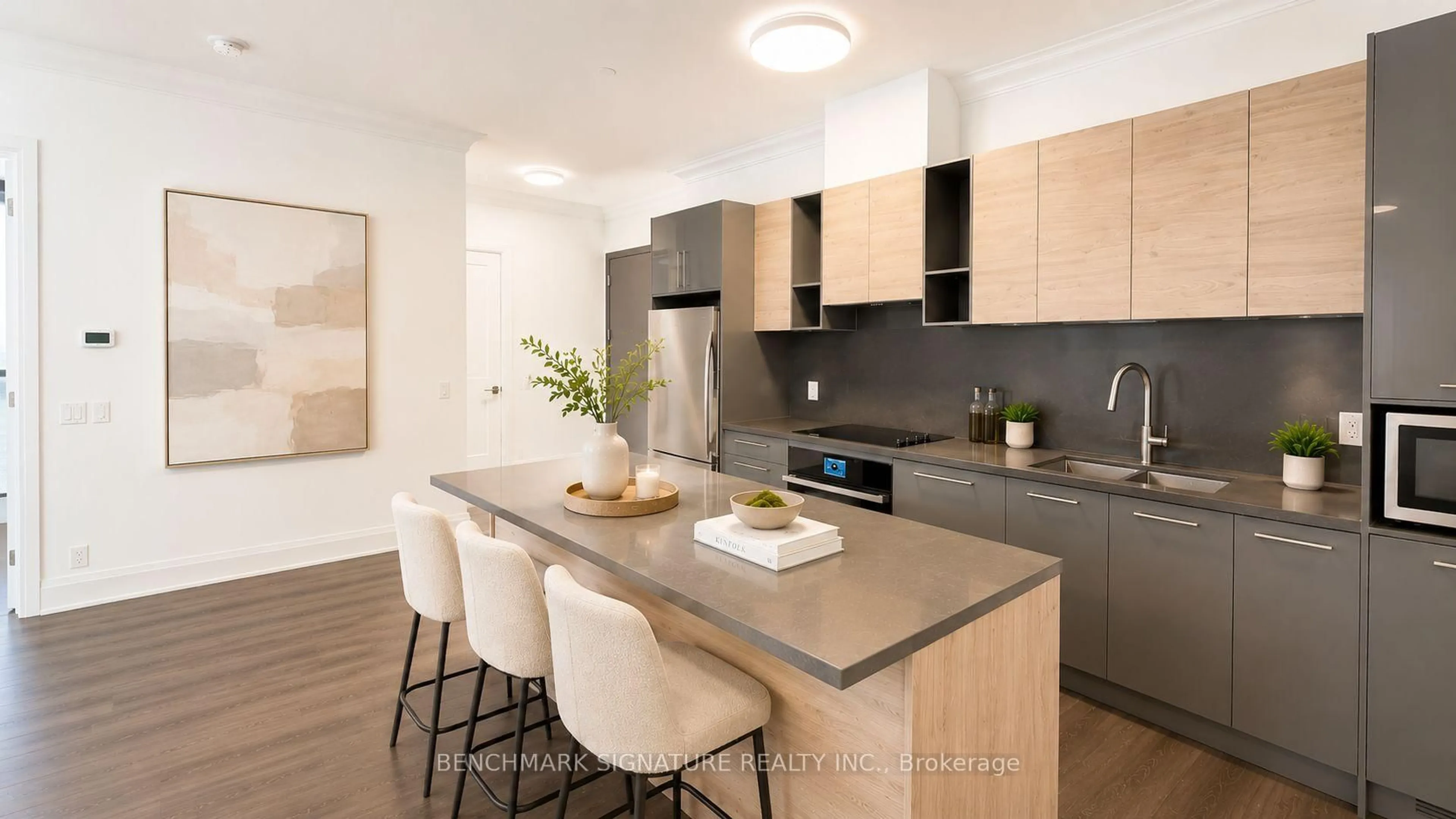 Open concept kitchen, unknown for 38 Gandhi Lane #3605, Markham Ontario L3T 0G9