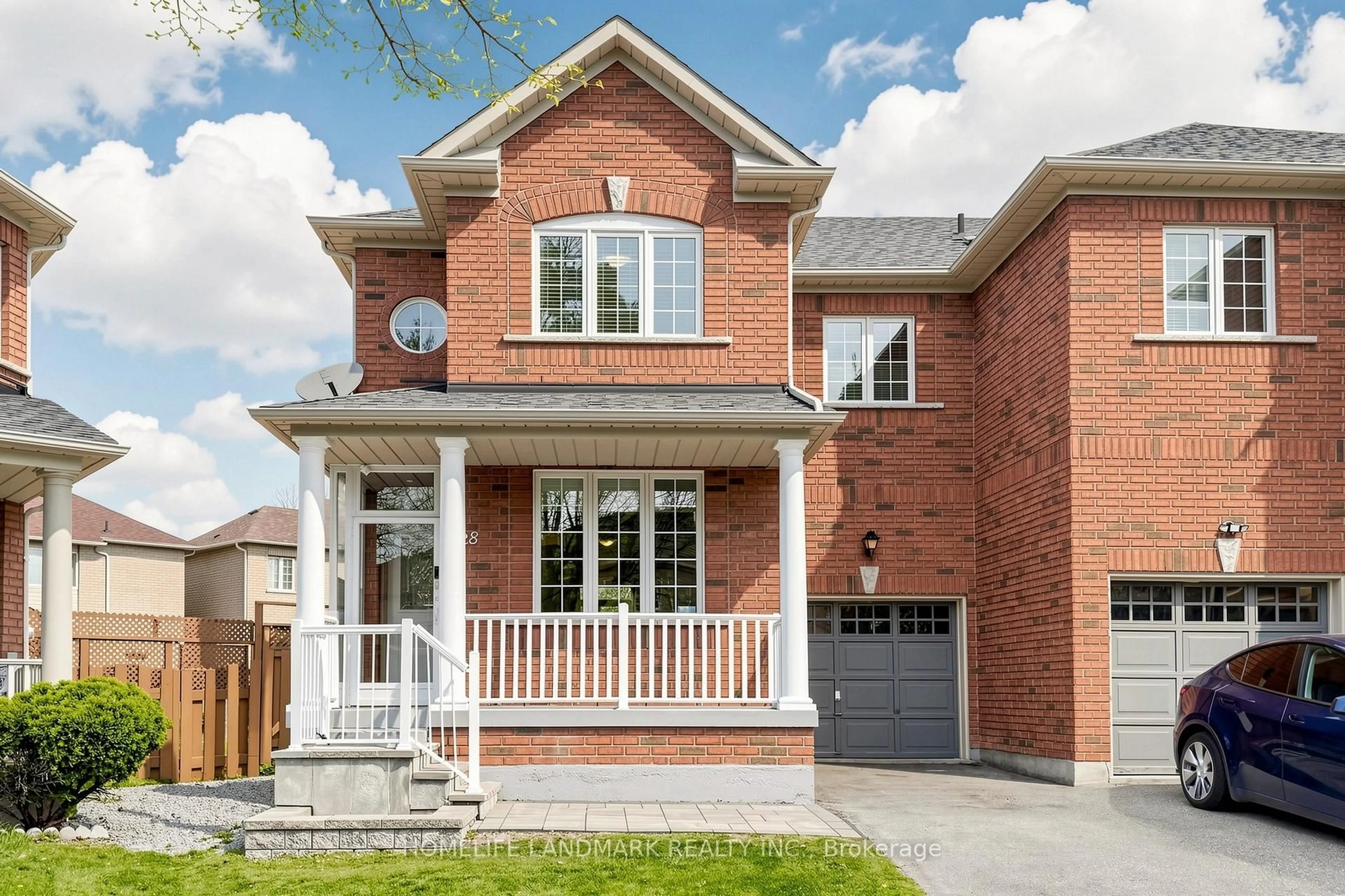 Home with brick exterior material, street for 28 Summer Mist Cres, Markham Ontario L6C 2H6