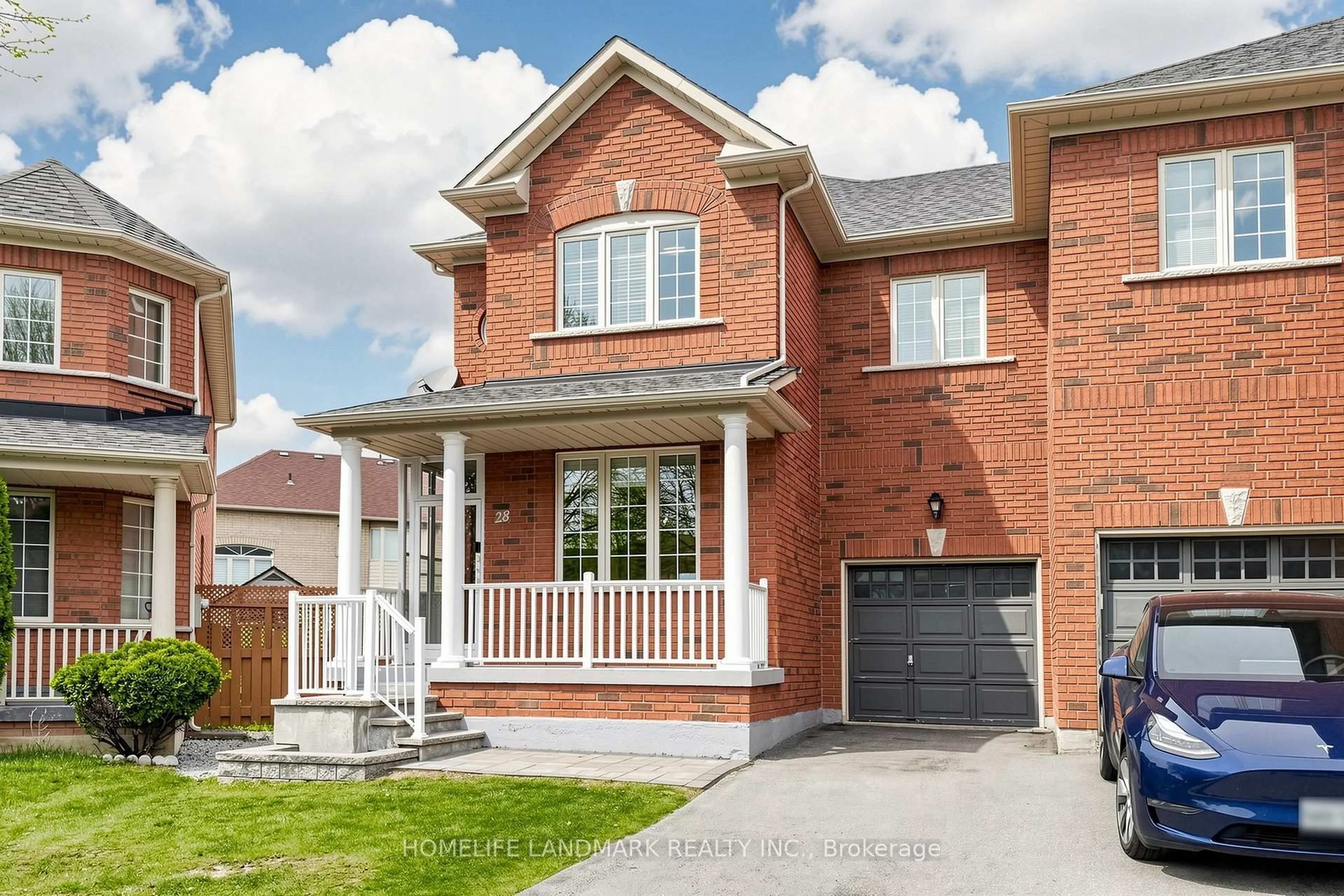 Home with brick exterior material, street for 28 Summer Mist Cres, Markham Ontario L6C 2H6