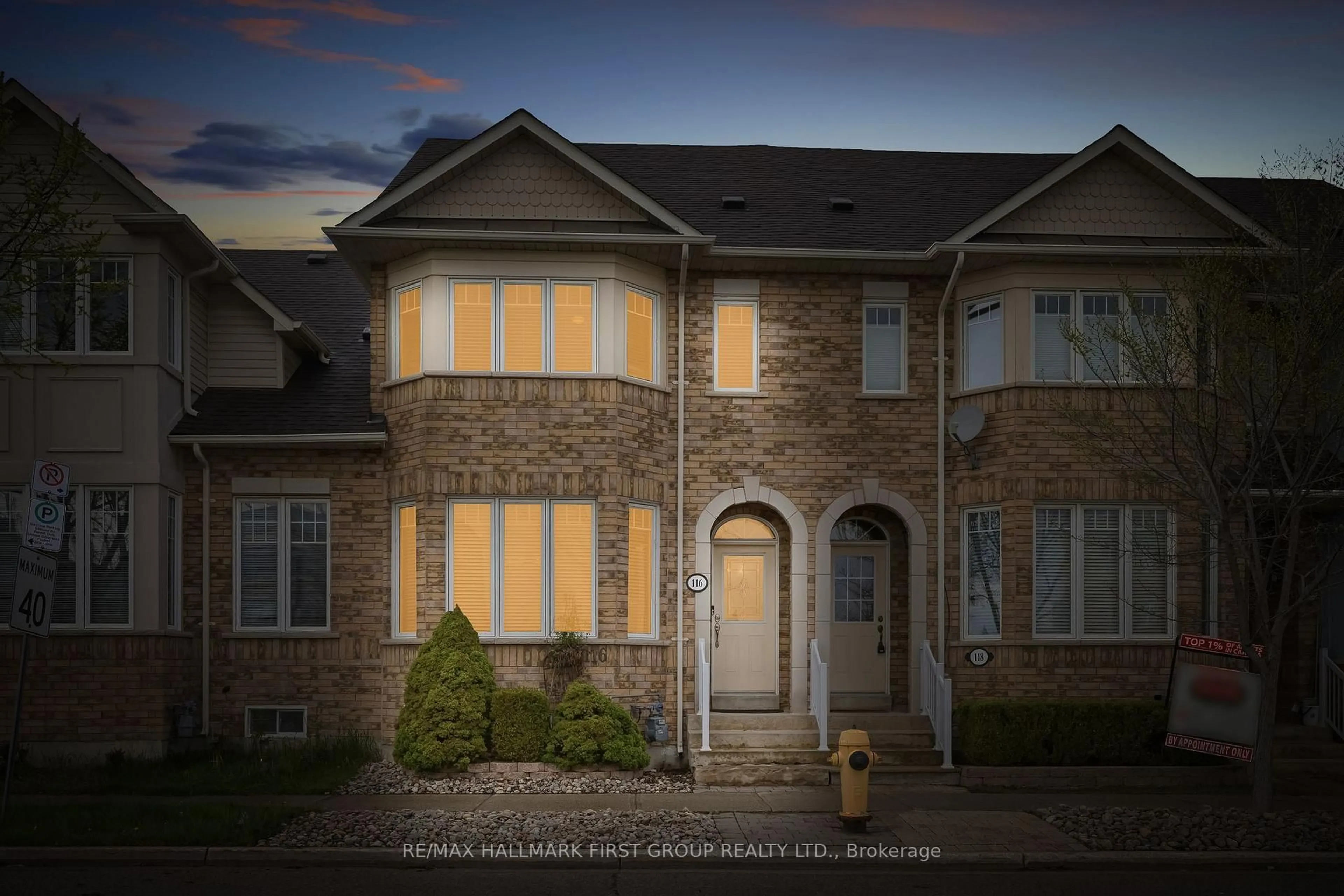 Home with brick exterior material, street for 116 Riverlands Ave, Markham Ontario L6B 1B6