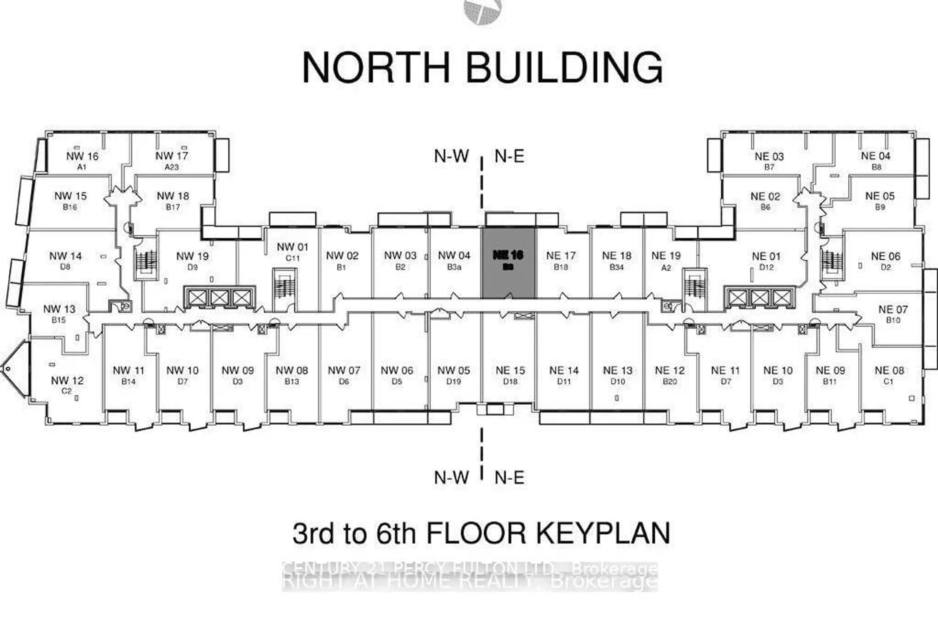 Floor plan for 9205 Yonge St #512, Richmond Hill Ontario L4C 1V5