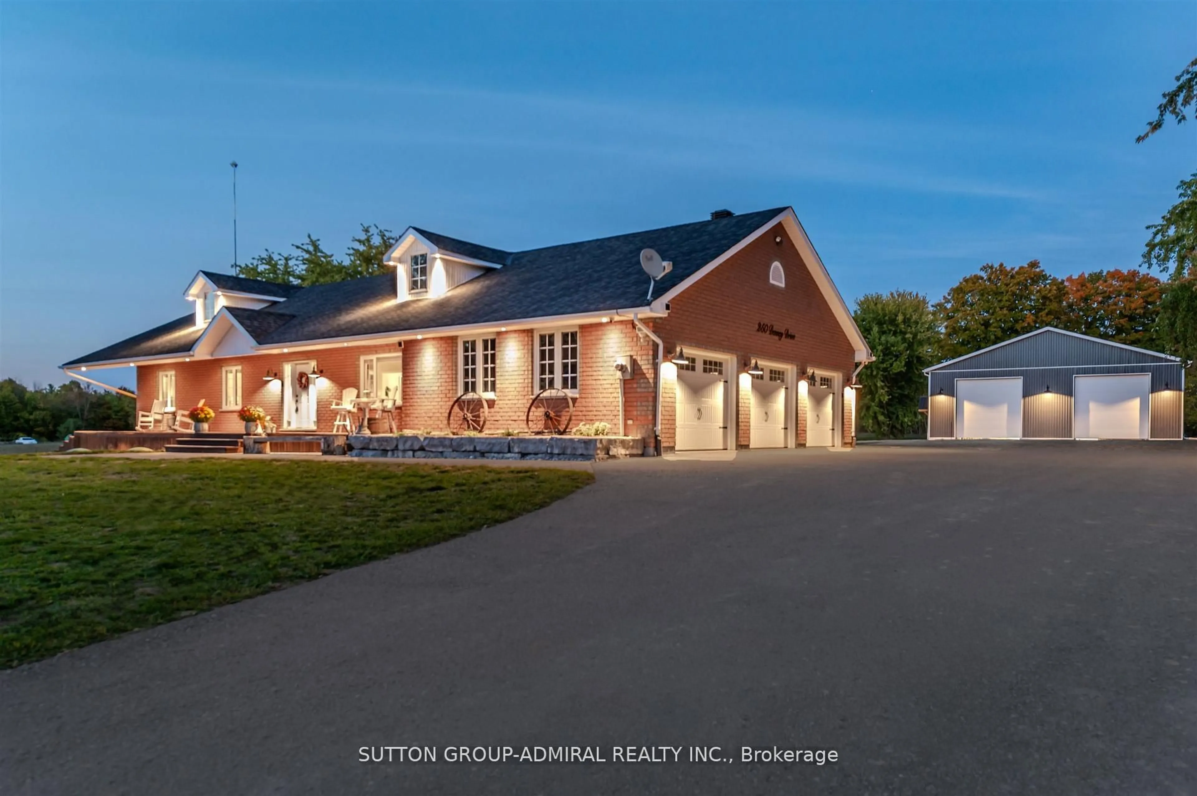Home with brick exterior material, street for 250 Denney Dr, Essa Ontario L3W 0T8