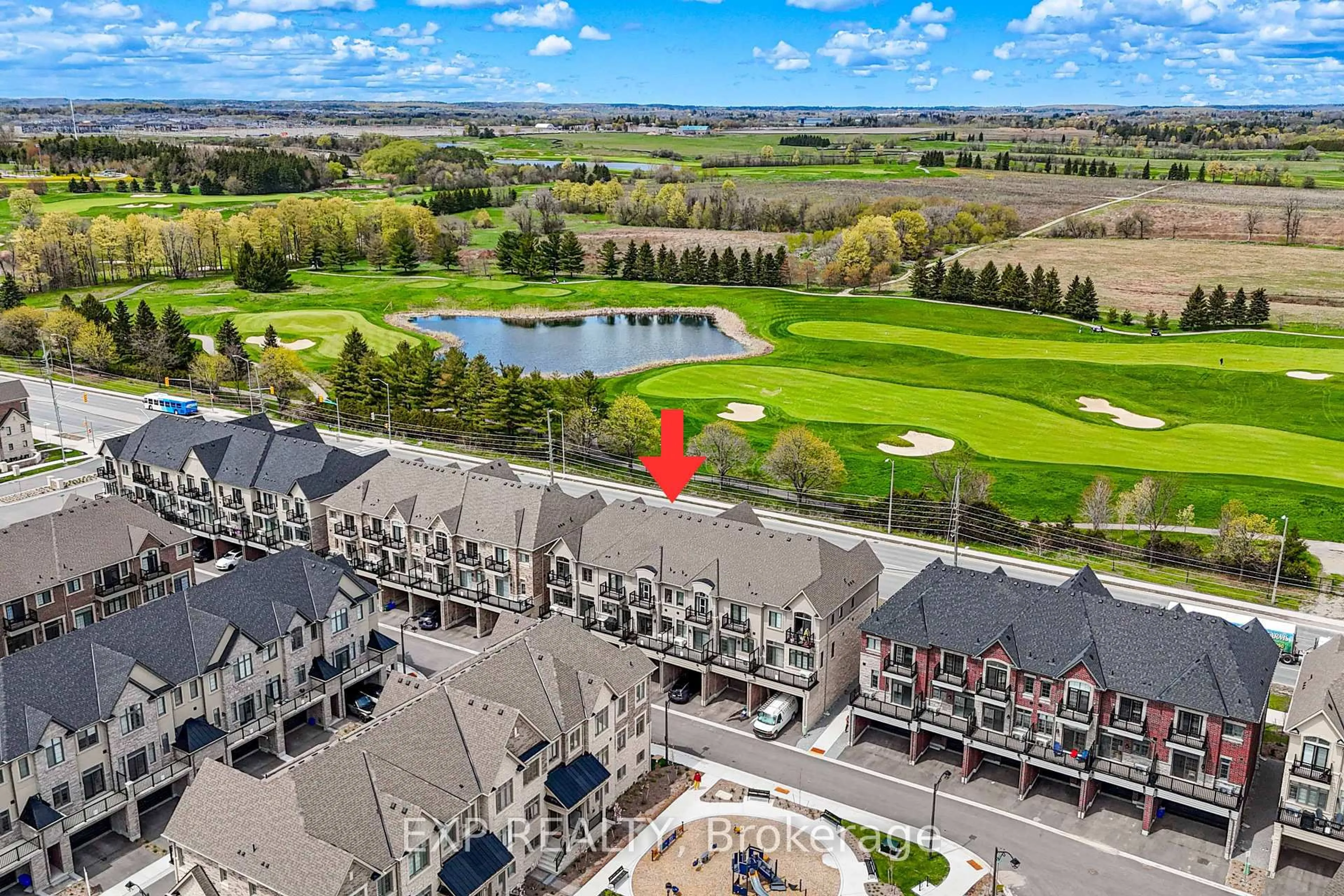 A pic from outside/outdoor area/front of a property/back of a property/a pic from drone, water/lake/river/ocean view for 4259 Major Mackenzie Dr, Markham Ontario L6C 3L5