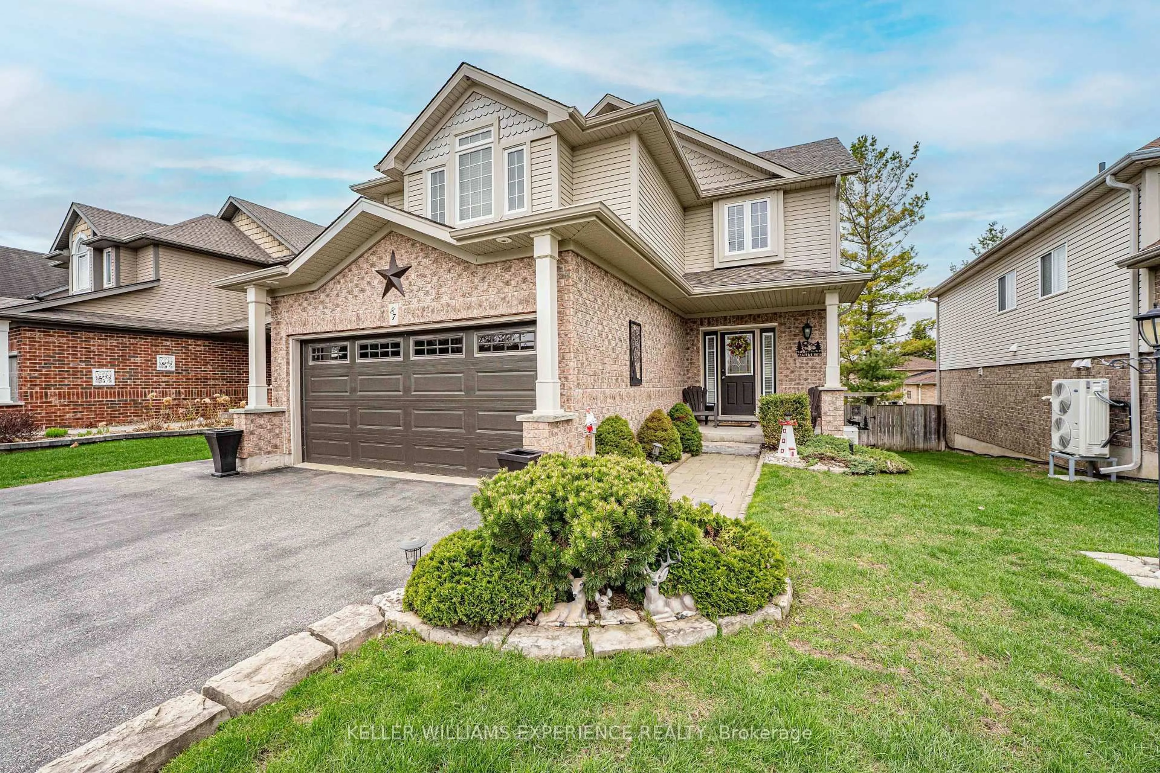 Home with brick exterior material, street for 87 Armeda Clow Cres, Essa Ontario L3W 0H6
