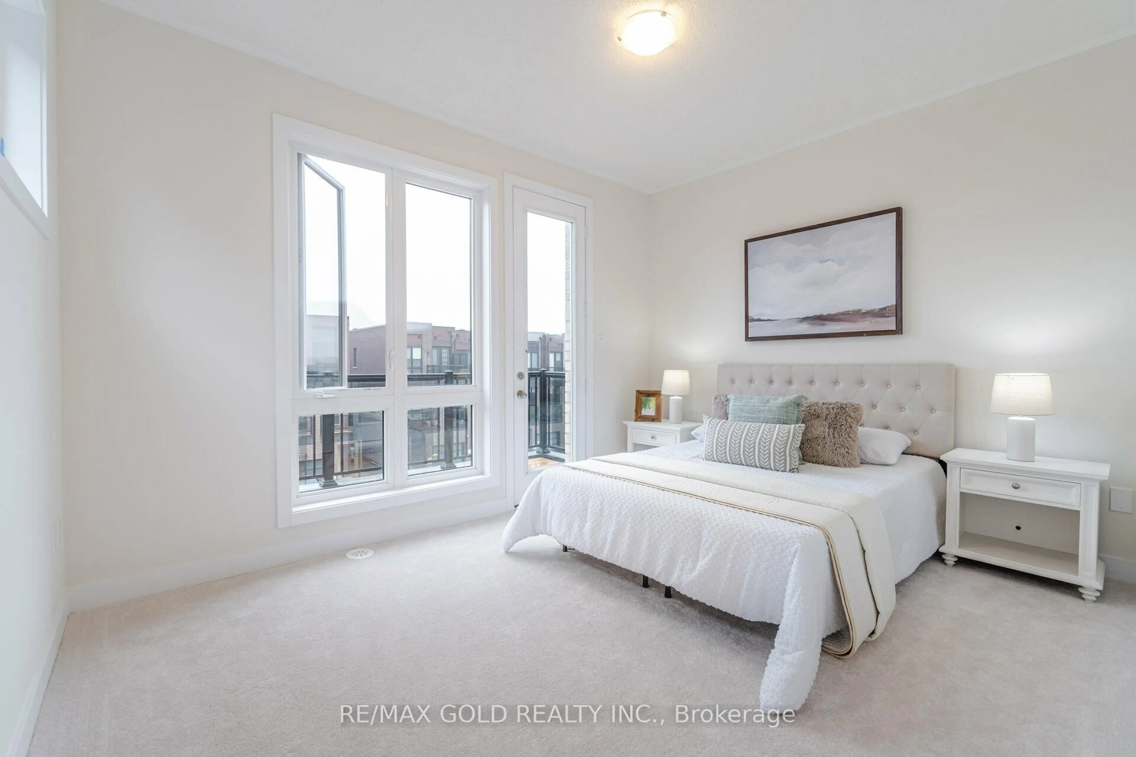 Bedroom with bed, unknown for 59 Mikayla Lane, Markham Ontario K6B 1R1