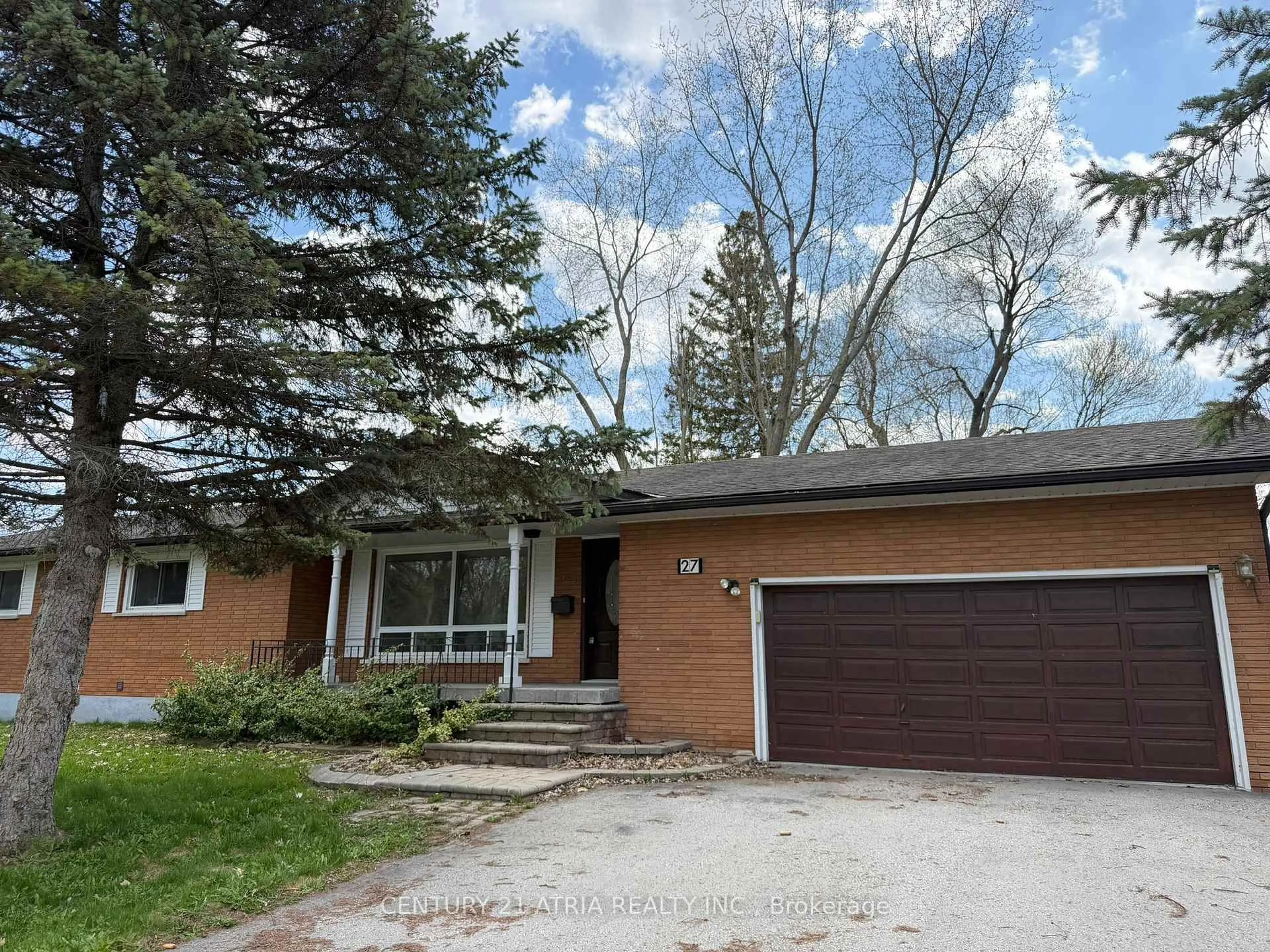 Home with brick exterior material, street for 27 Waterbend Dr, Georgina Ontario L4P 2S3