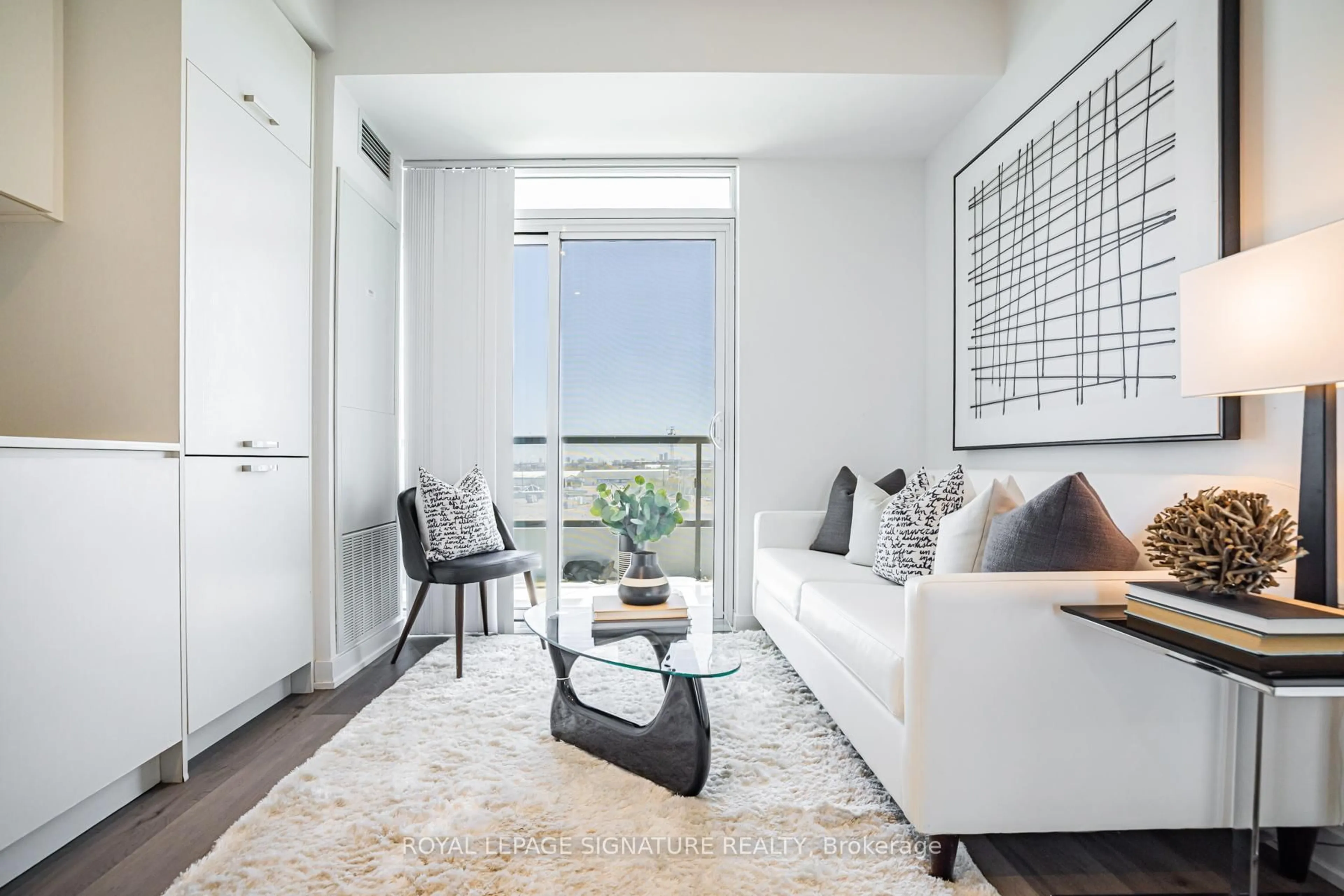 Living room with furniture, unknown for 60 Honeycrisp Cres #618, Vaughan Ontario L4K 0N5