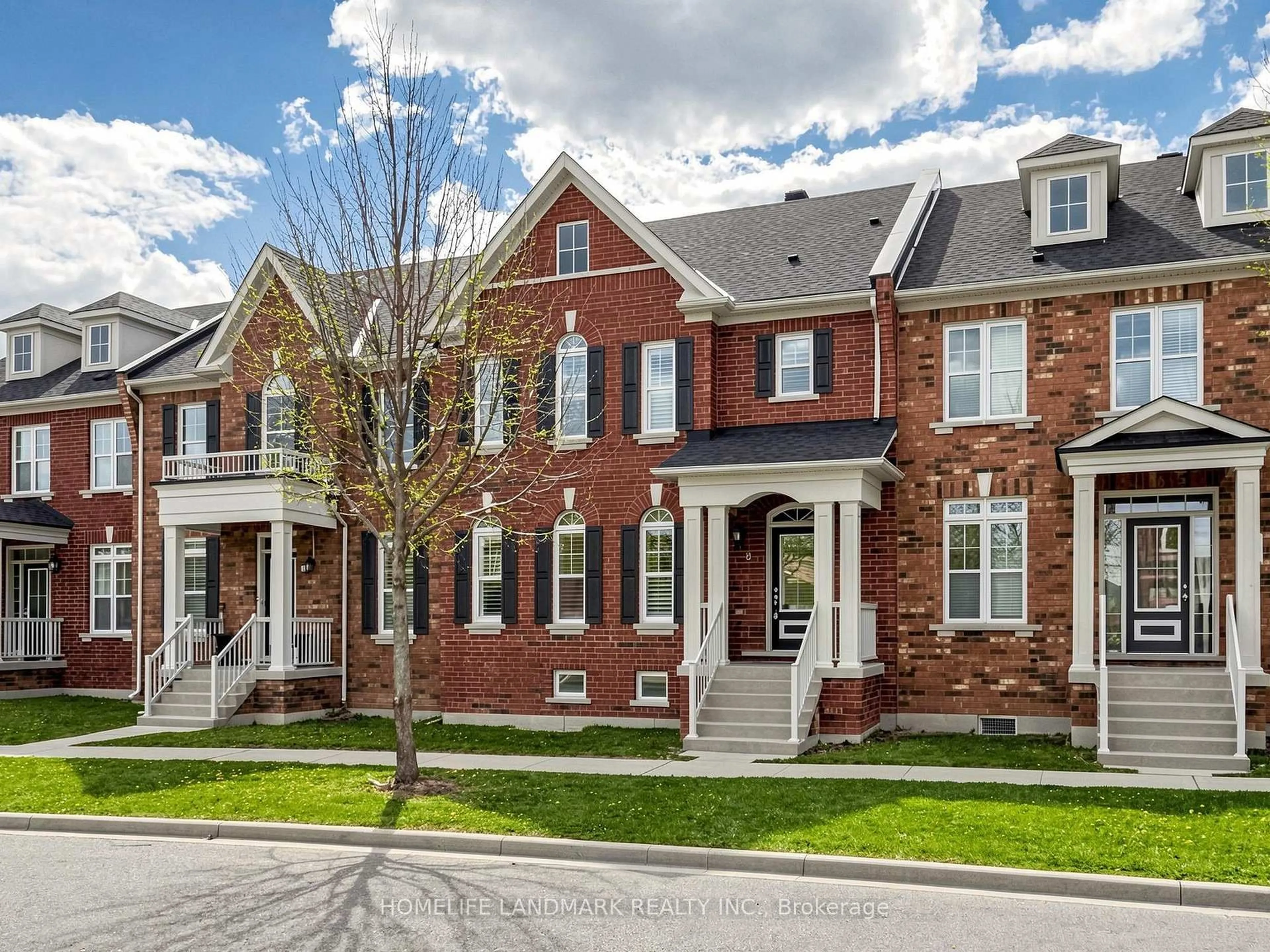 Home with brick exterior material, street for 8 Ivory Silk Dr, Markham Ontario L6C 0G8