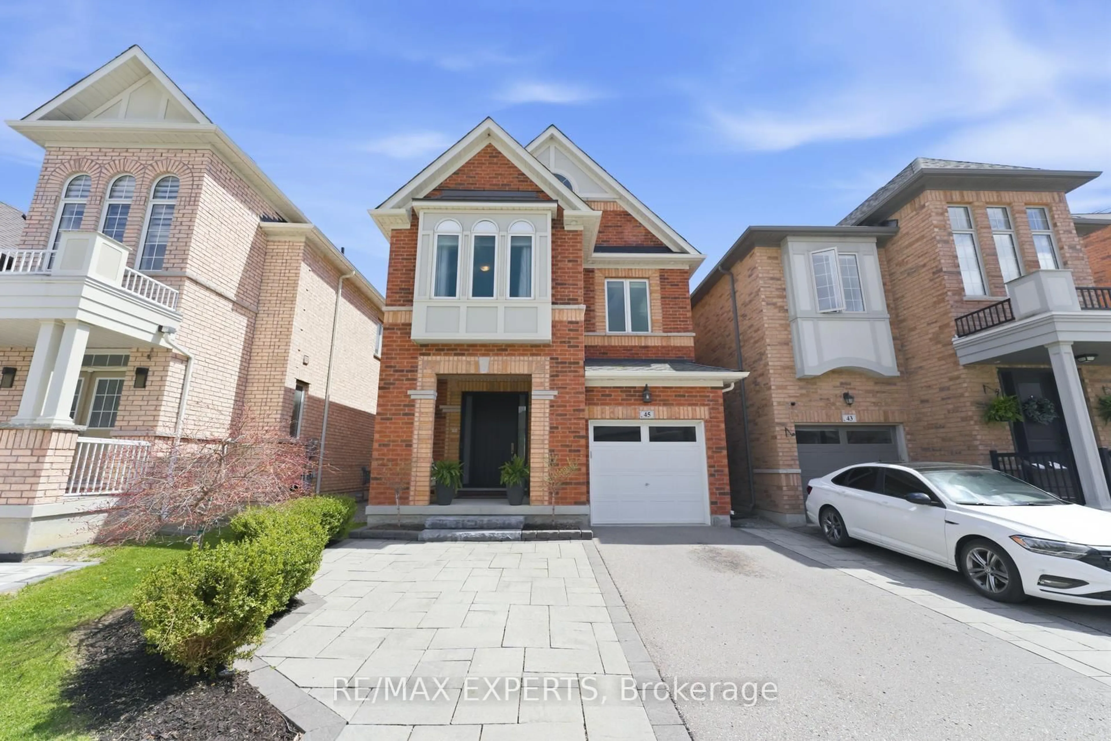 Home with brick exterior material, street for 45 Bright Land Dr, Vaughan Ontario L4H 3N5