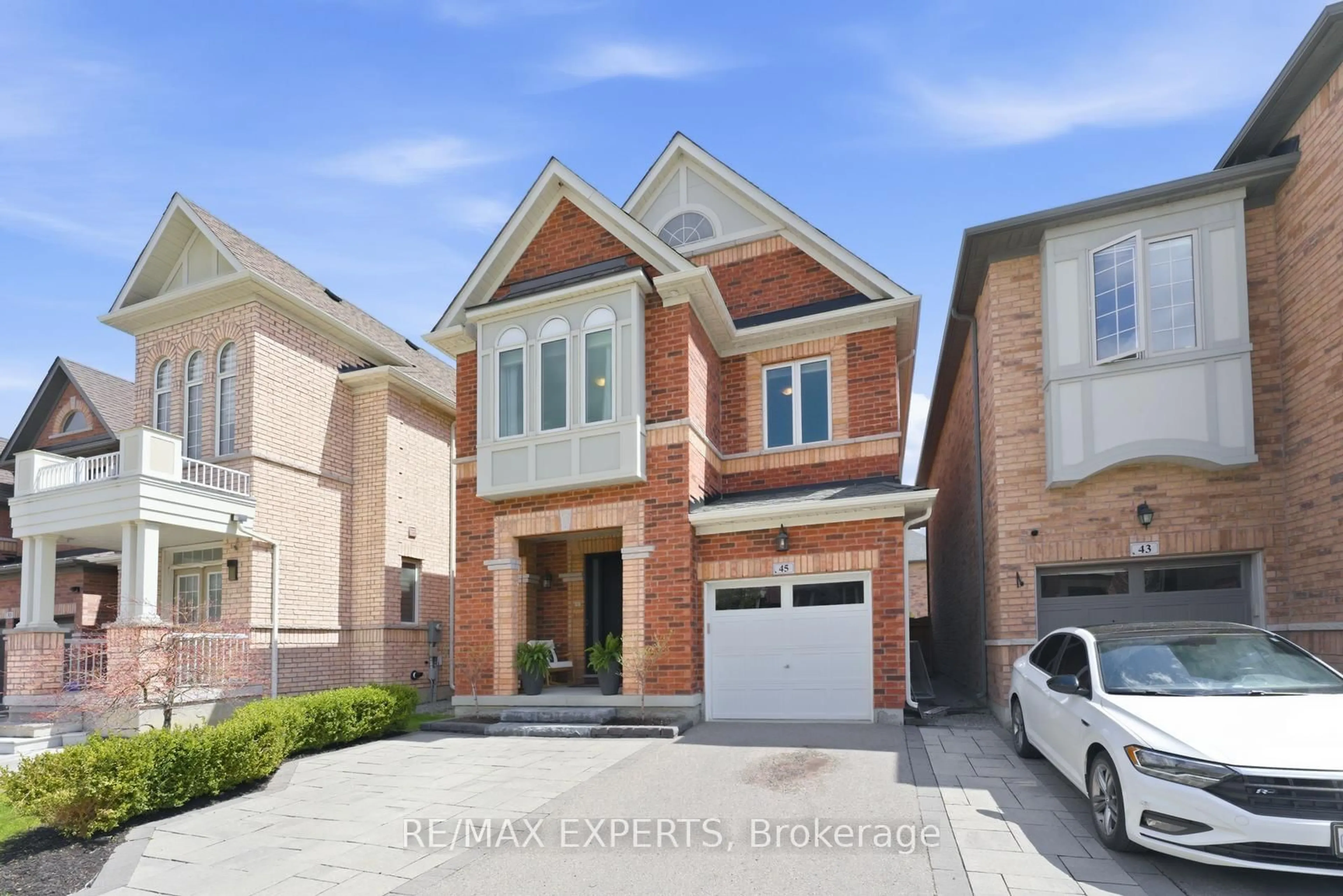 Home with brick exterior material, street for 45 Bright Land Dr, Vaughan Ontario L4H 3N5