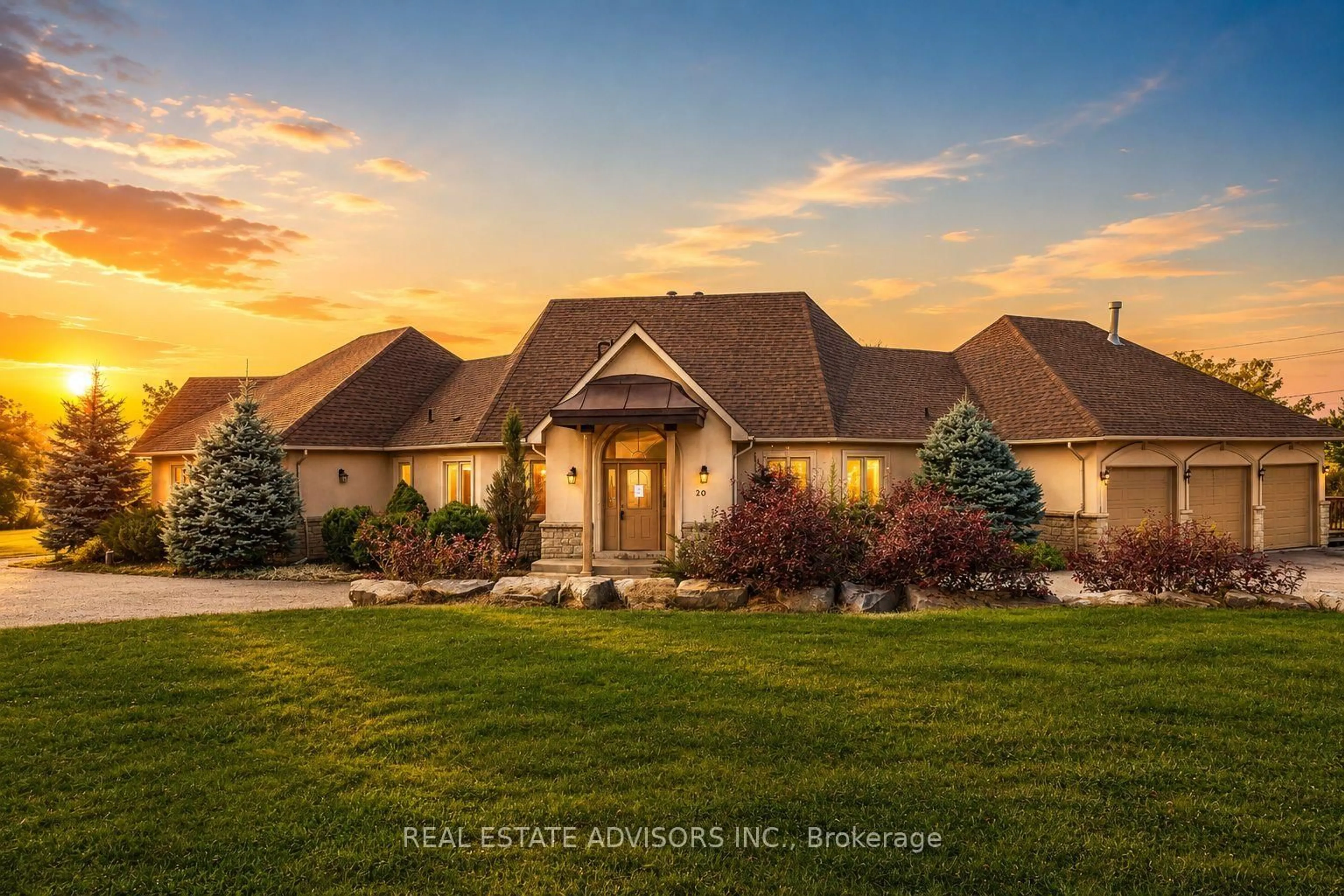 Home with brick exterior material, unknown for 20 Bells Lake Rd, King Ontario L0G 1T0