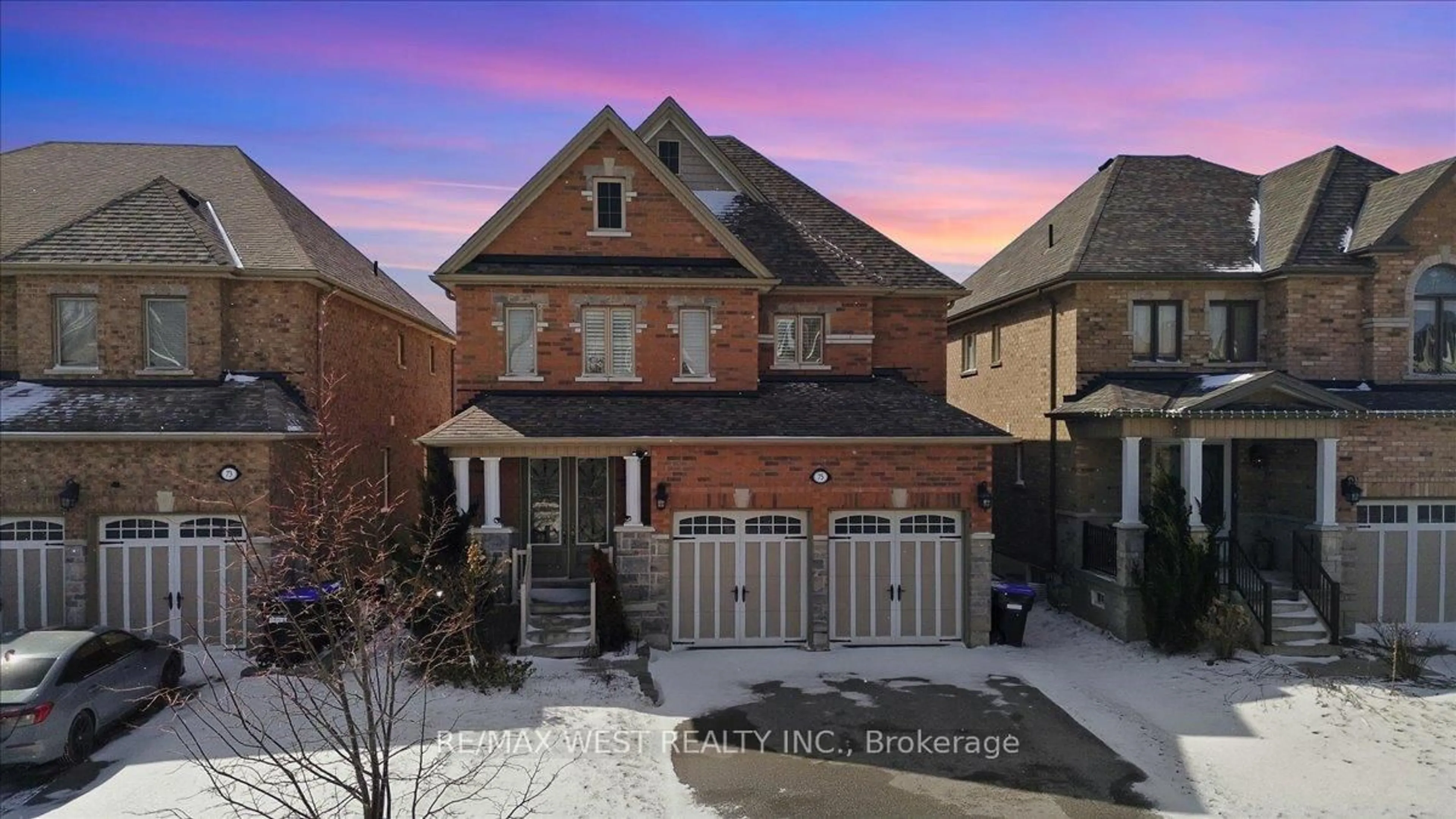 Home with brick exterior material, street for 75 Morrison Ave, New Tecumseth Ontario L9R 0R4