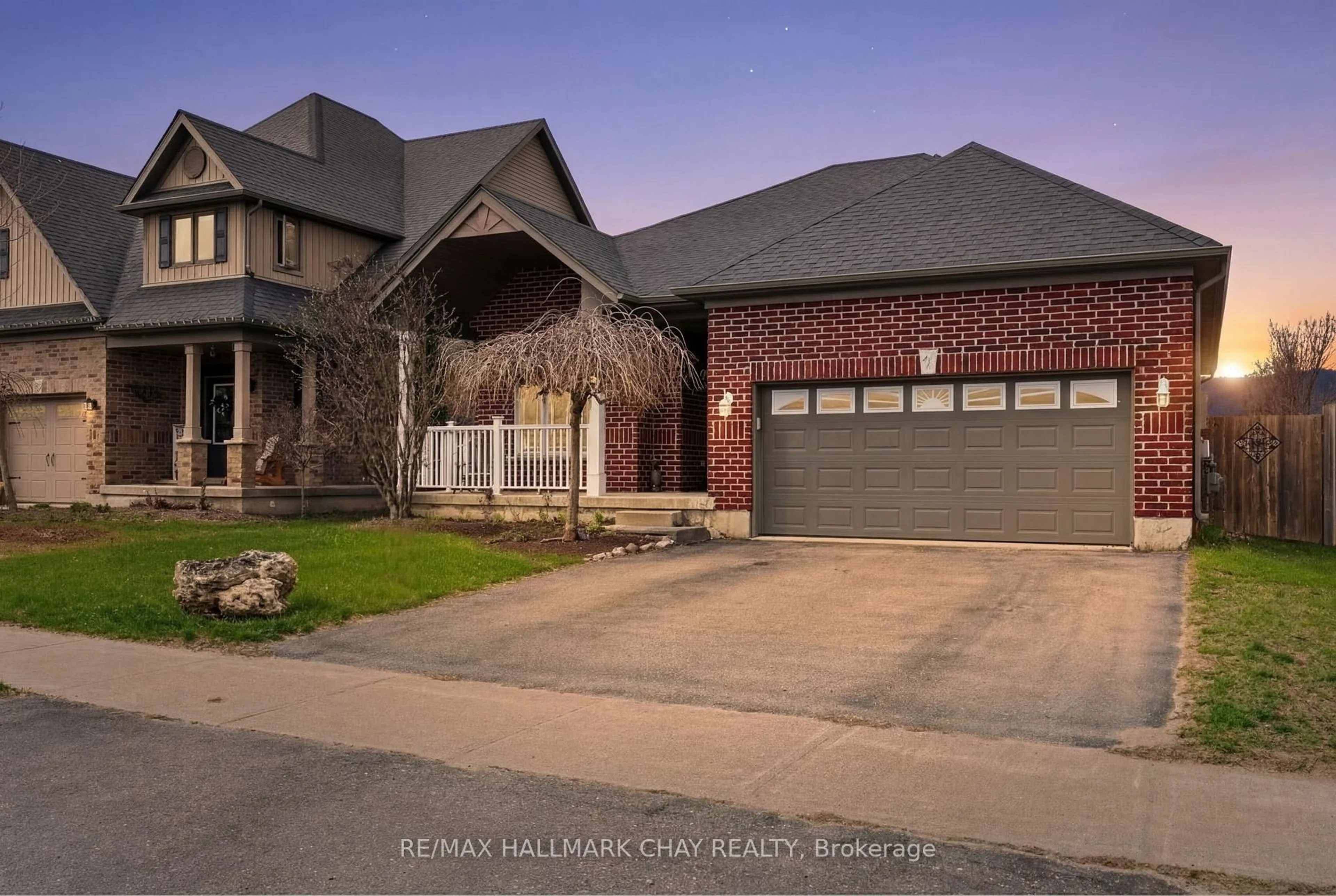 Home with brick exterior material, street for 60 Brownley Lane, Essa Ontario L3W 0P9
