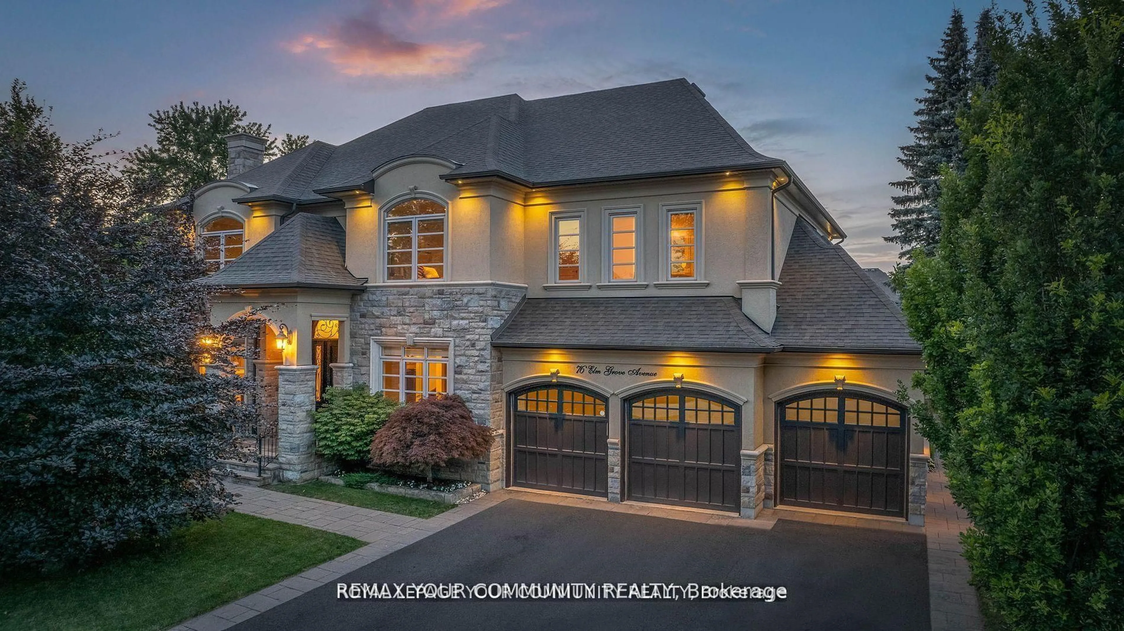 Home with brick exterior material, street for 76 Elm Grove Ave, Richmond Hill Ontario L4E 2W8