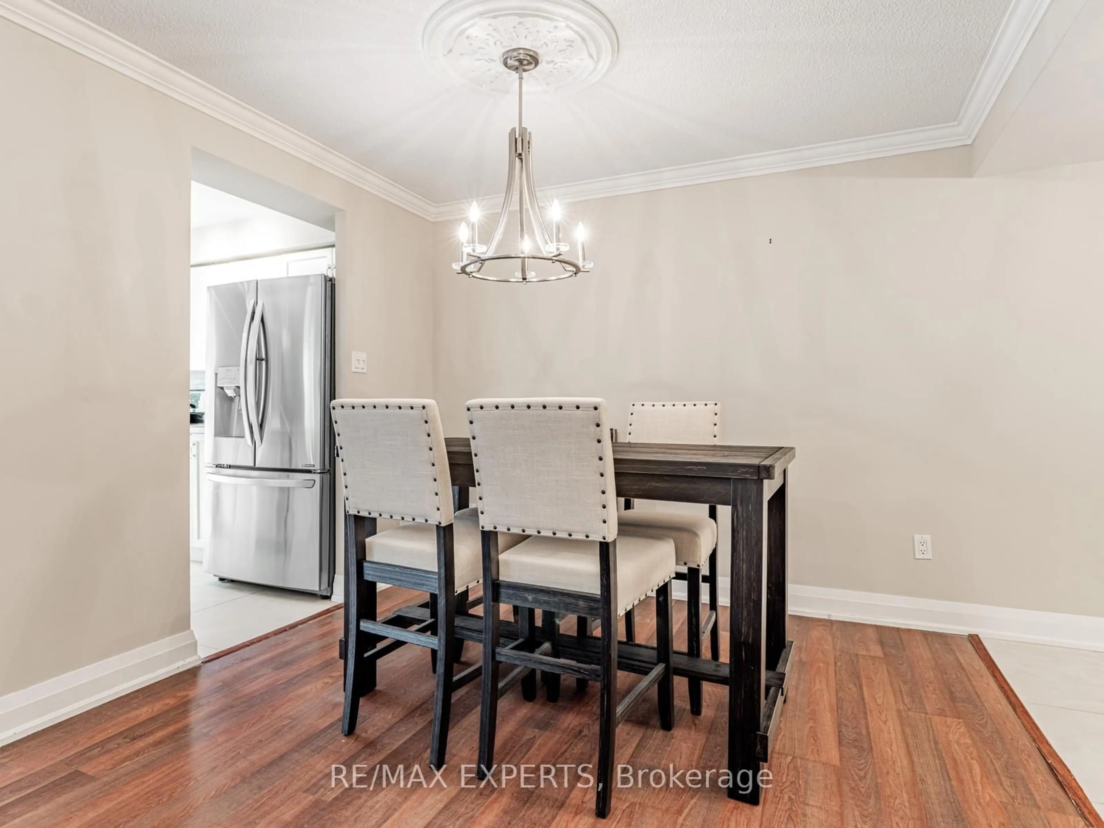 Dining room, wood/laminate floor for 100 Arbors Lane #215, Vaughan Ontario L4L 7G4