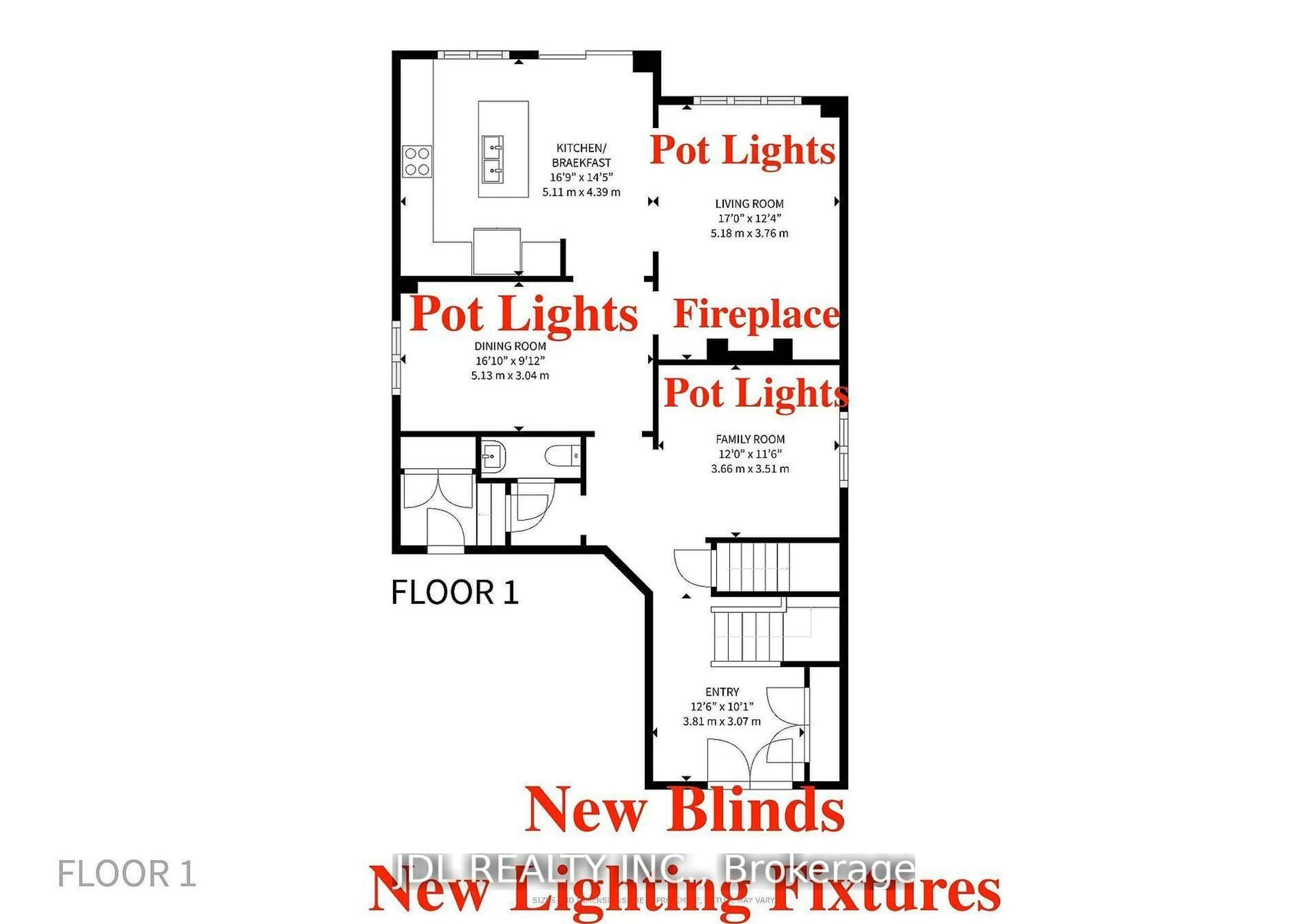 Floor plan for 103 Connell Dr, Georgina Ontario L4P 0K3