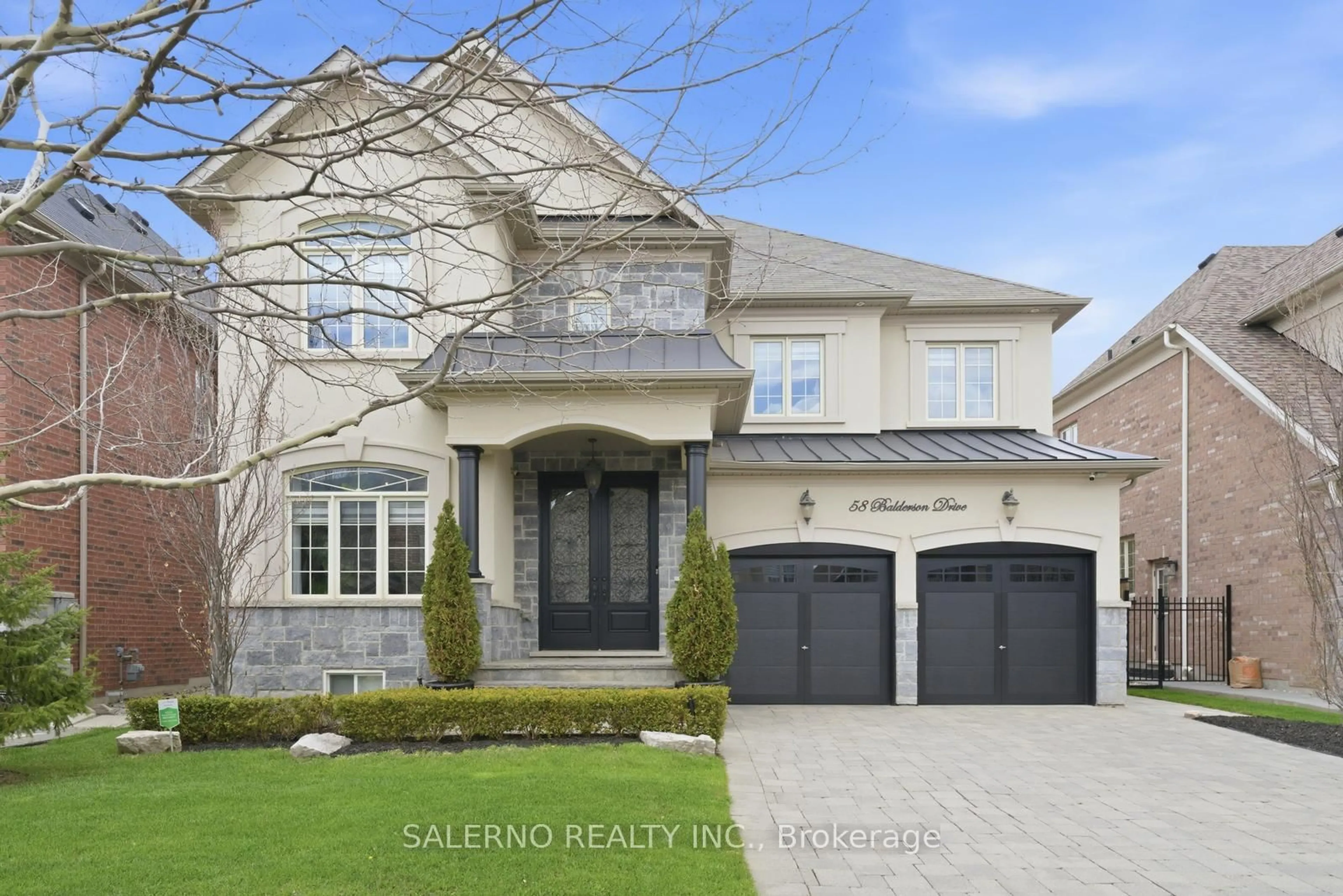 Home with brick exterior material, street for 58 Balderson Dr, Vaughan Ontario L4H 4A3