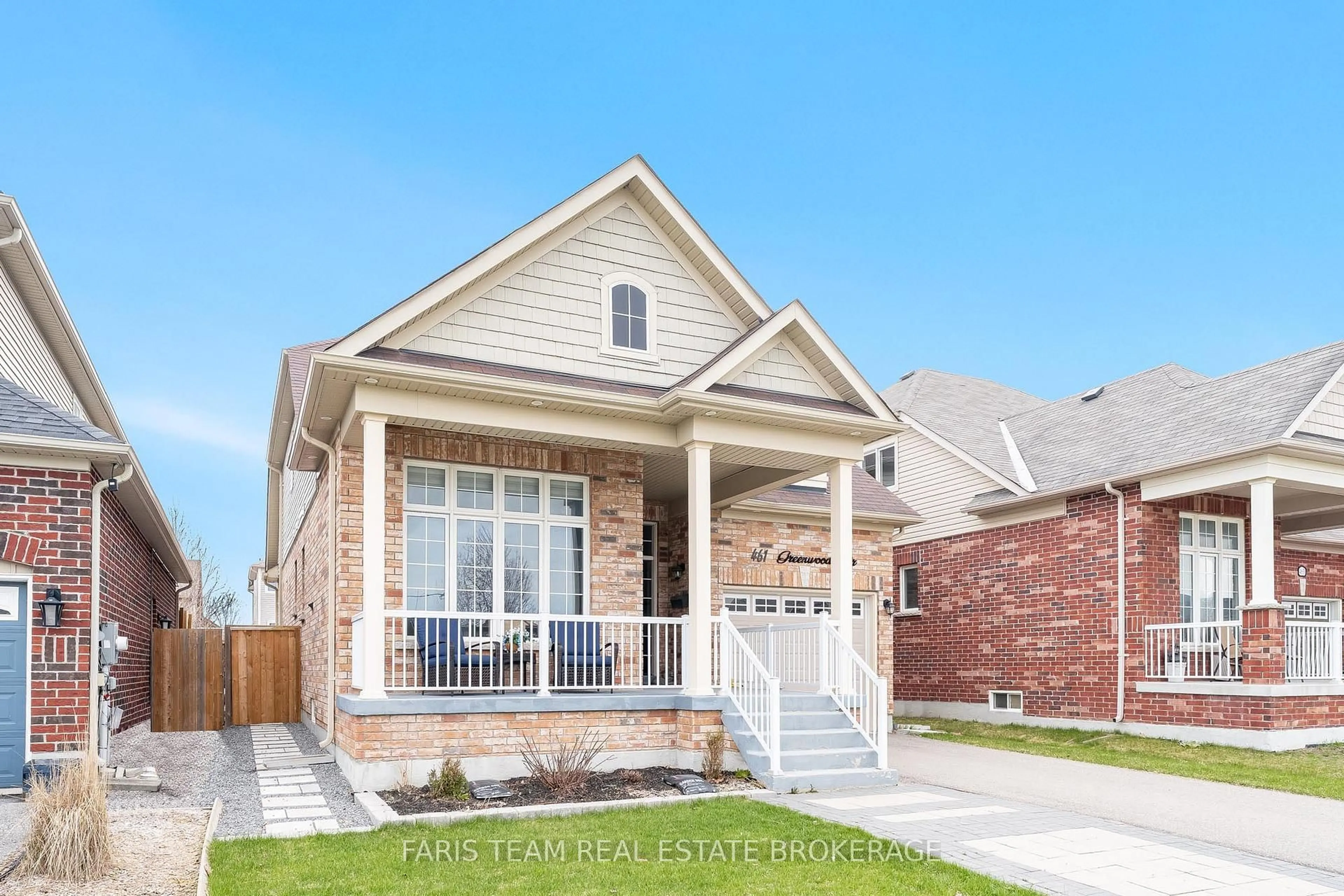 Home with brick exterior material, street for 461 Greenwood Dr, Essa Ontario L3W 0R4