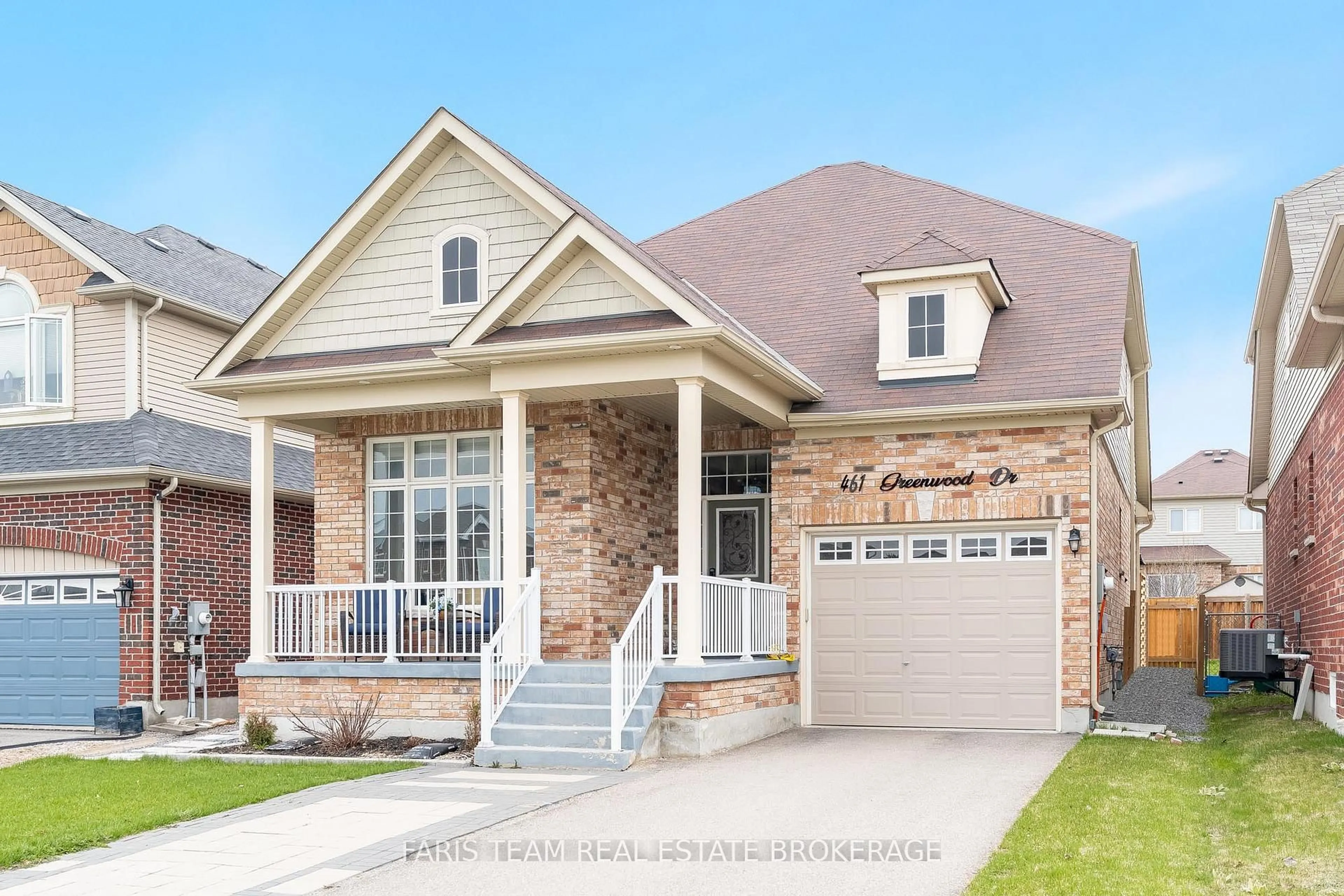 Home with brick exterior material, street for 461 Greenwood Dr, Essa Ontario L3W 0R4