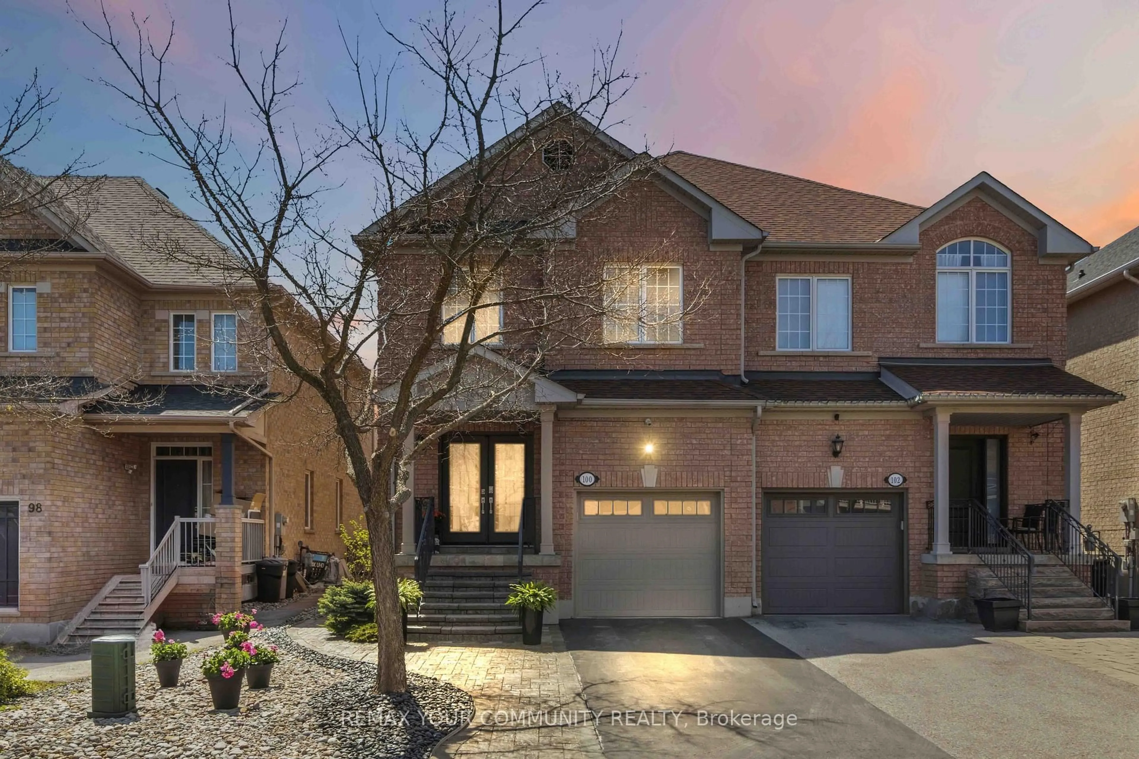 Home with brick exterior material, street for 100 Andes Cres, Vaughan Ontario L4H 3H3