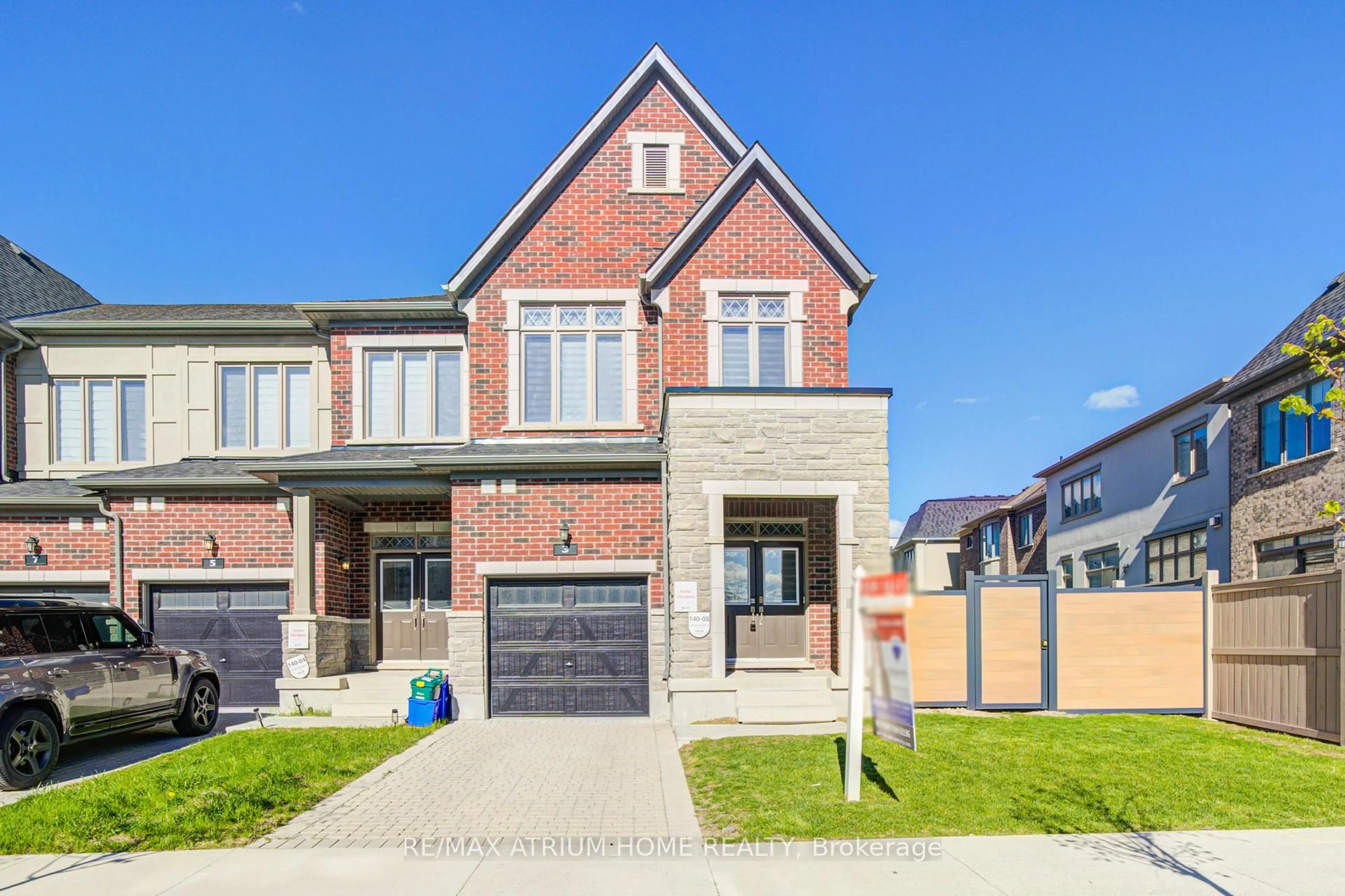 Home with brick exterior material, street for 3 Jessica Antonella St, Markham Ontario L6C 3J6