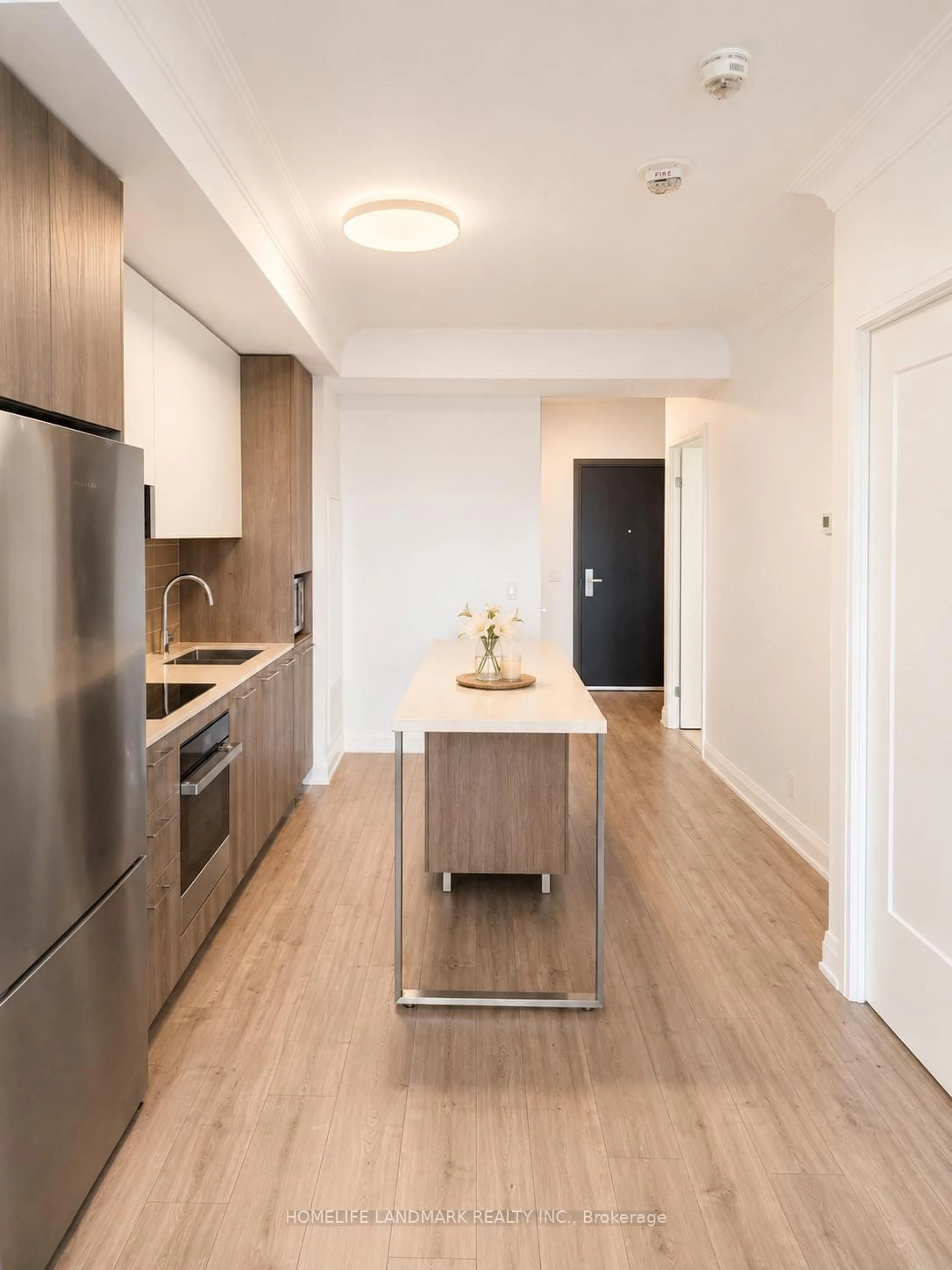 Standard kitchen, wood/laminate floor for 8 WATER WALK Dr #3506, Markham Ontario L3R 6L4