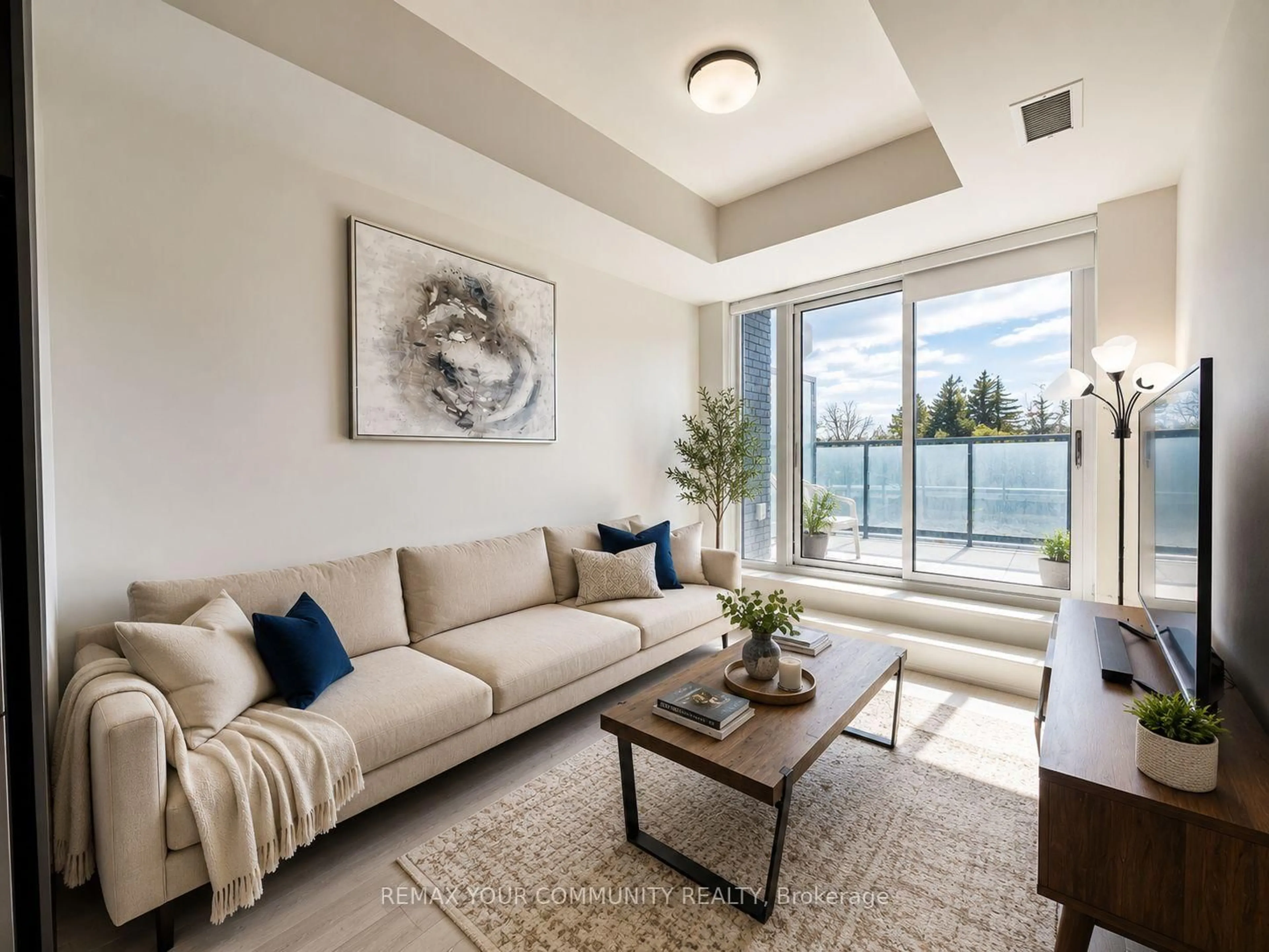 Living room with furniture, unknown for 3 Rosewater St #202W, Richmond Hill Ontario L4C 5T6