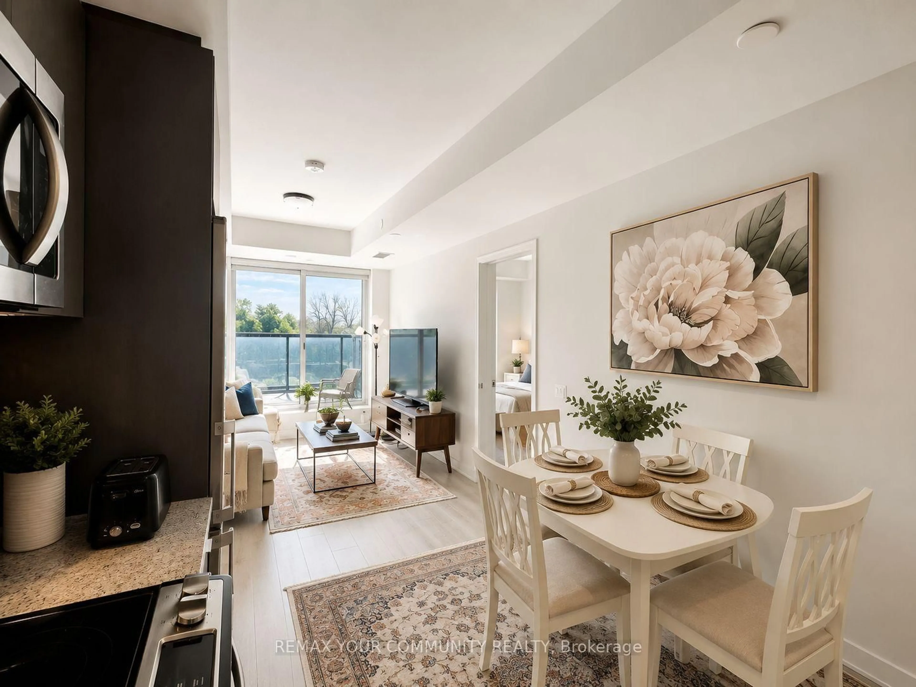 Living room with furniture, unknown for 3 Rosewater St #202W, Richmond Hill Ontario L4C 5T6