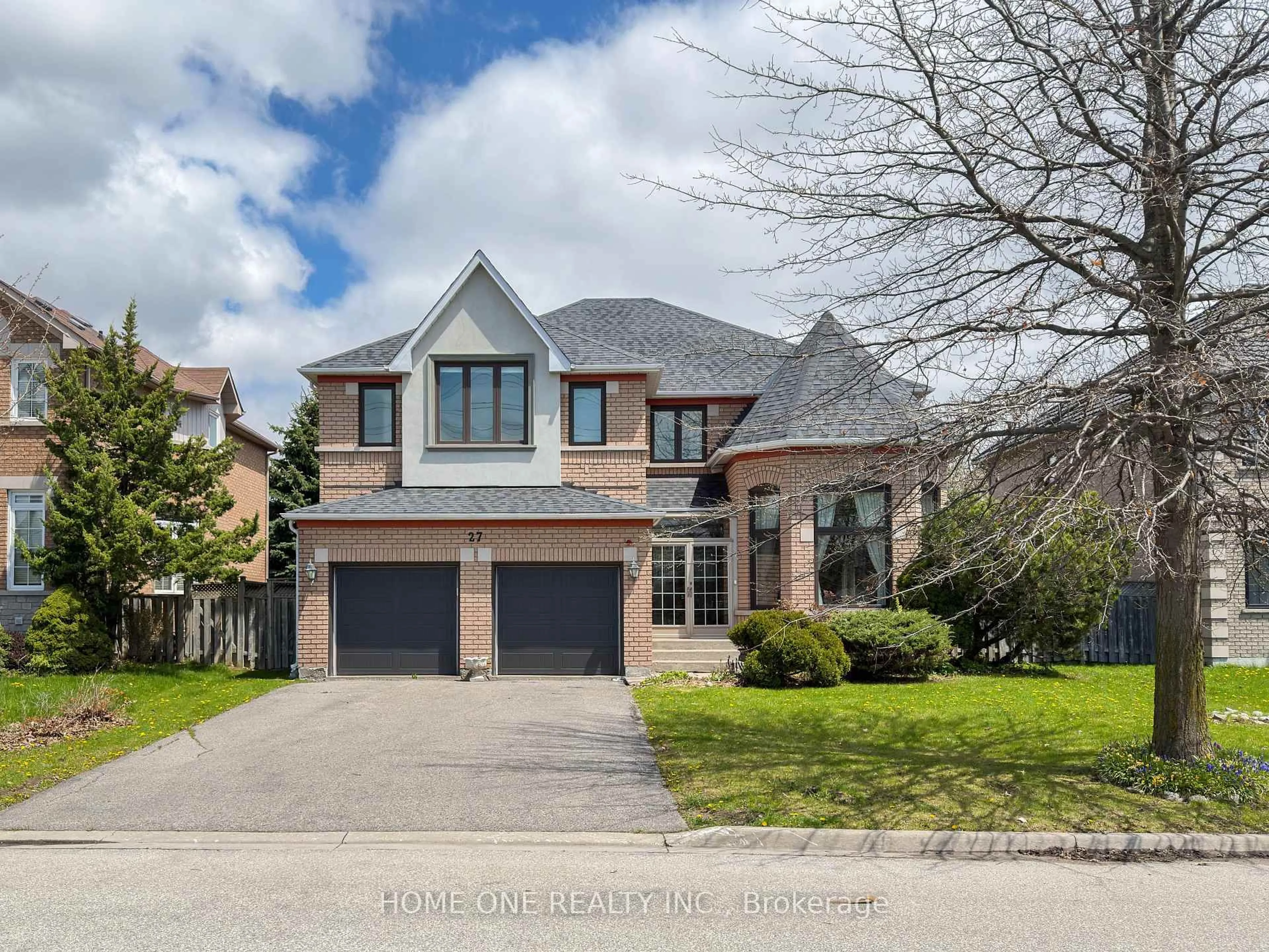 Home with brick exterior material, street for 27 Moses Cres, Markham Ontario L6C 1S5