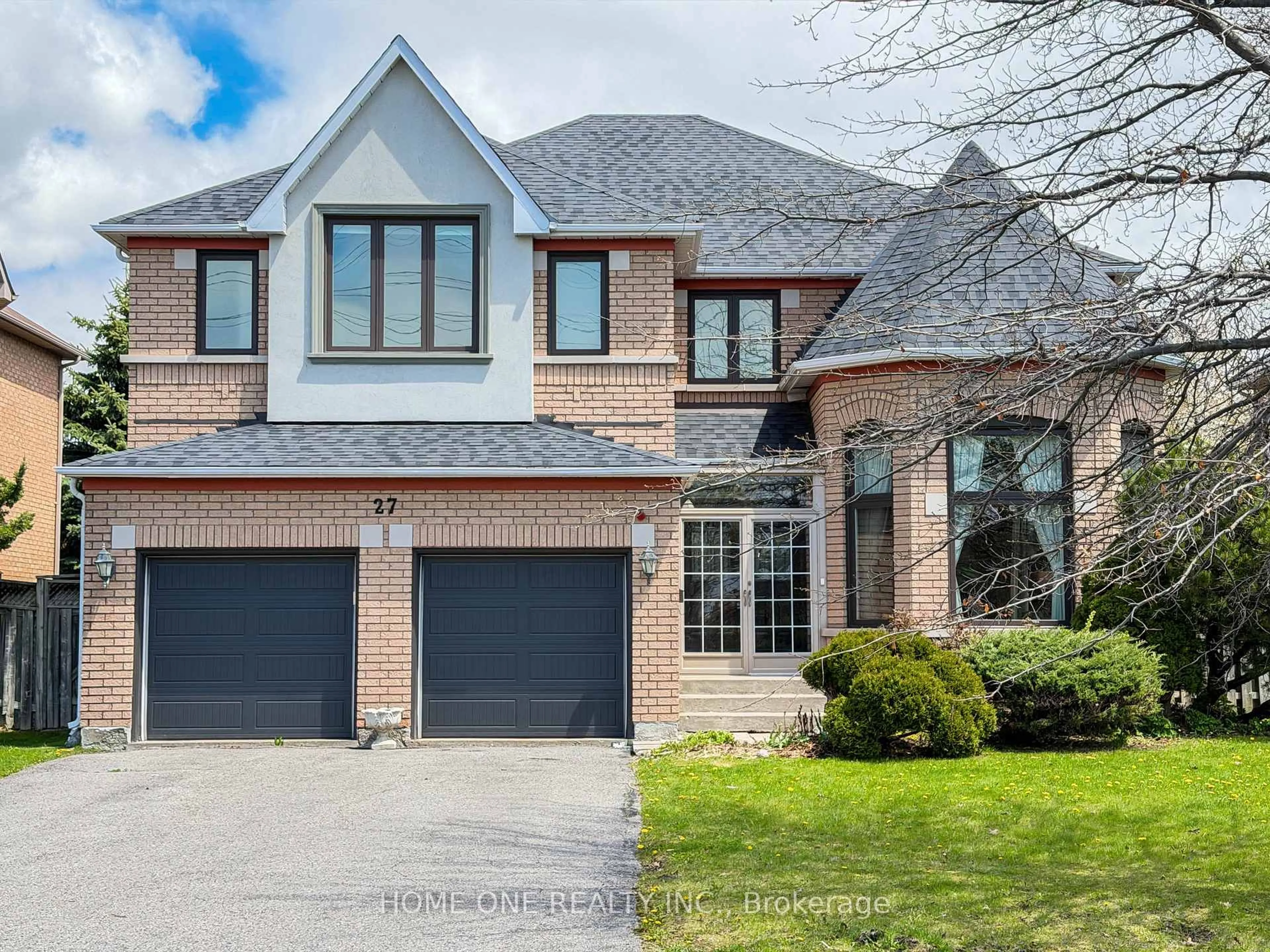 Home with brick exterior material, street for 27 Moses Cres, Markham Ontario L6C 1S5