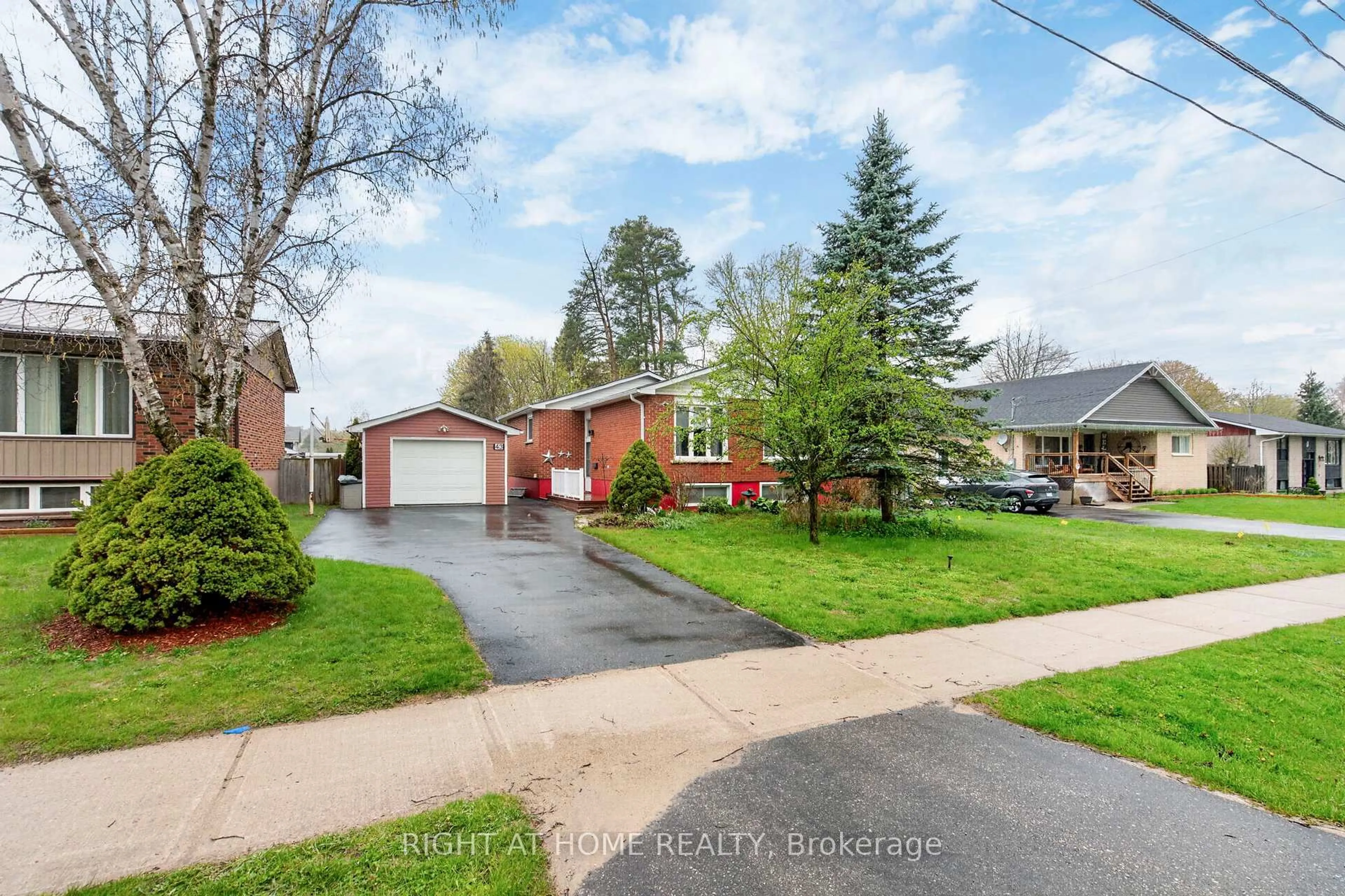 Home with brick exterior material, street for 43 Vernon St, Essa Ontario L0M 1B0