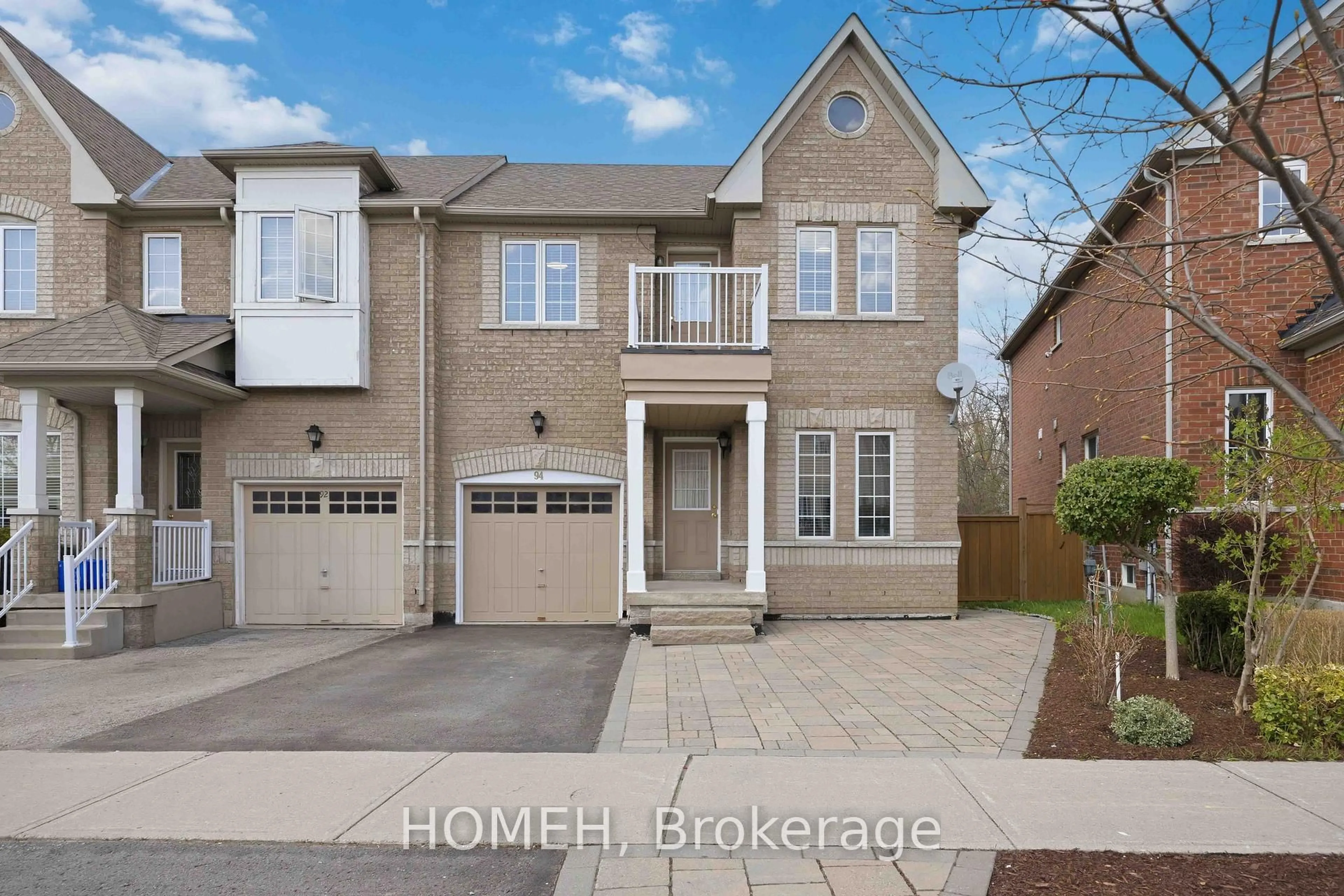 Home with brick exterior material, street for 94 Dovetail Dr, Richmond Hill Ontario L4E 5A7