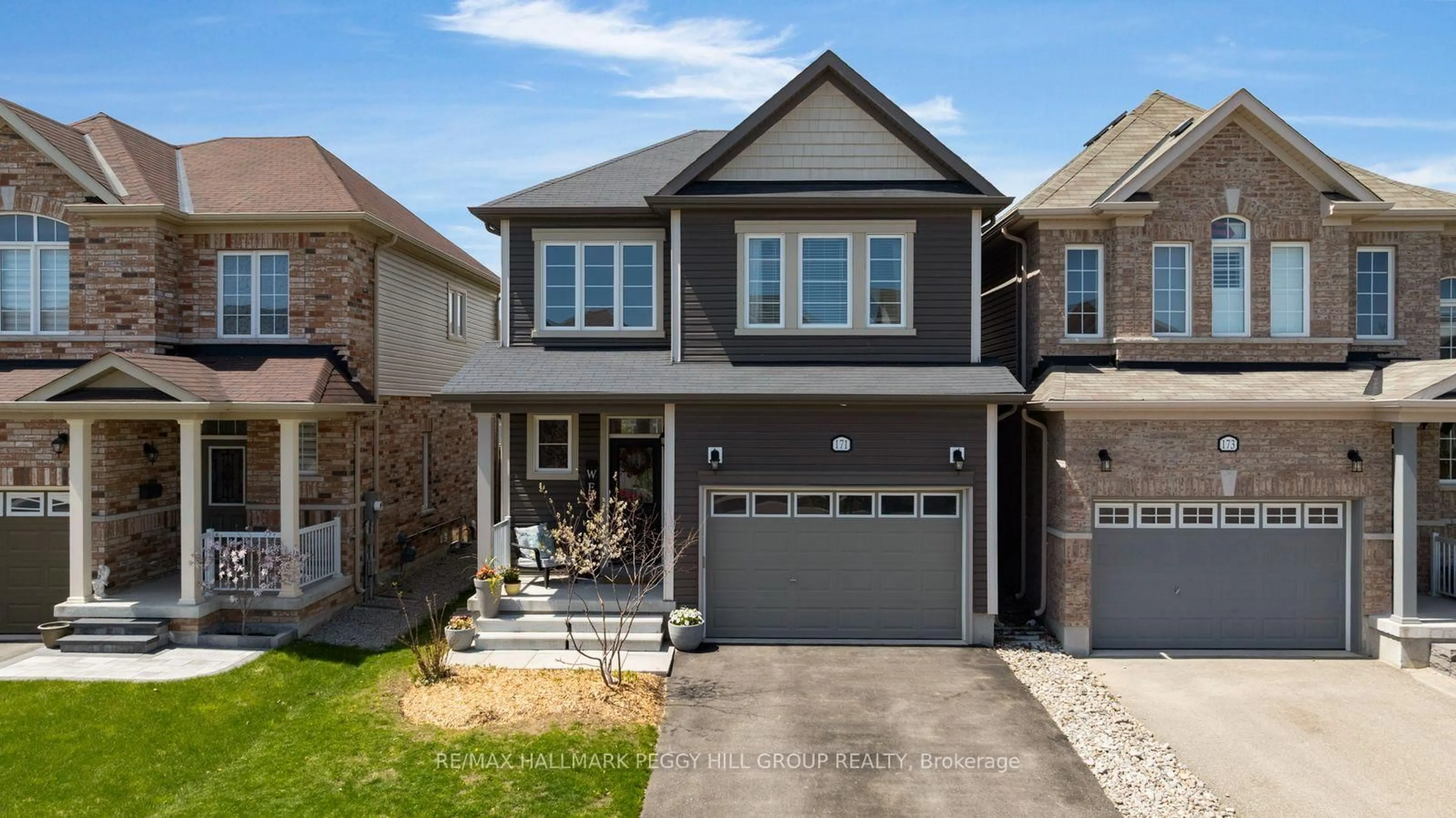 Home with brick exterior material, street for 171 Wagner Cres, Essa Ontario L3W 0R7