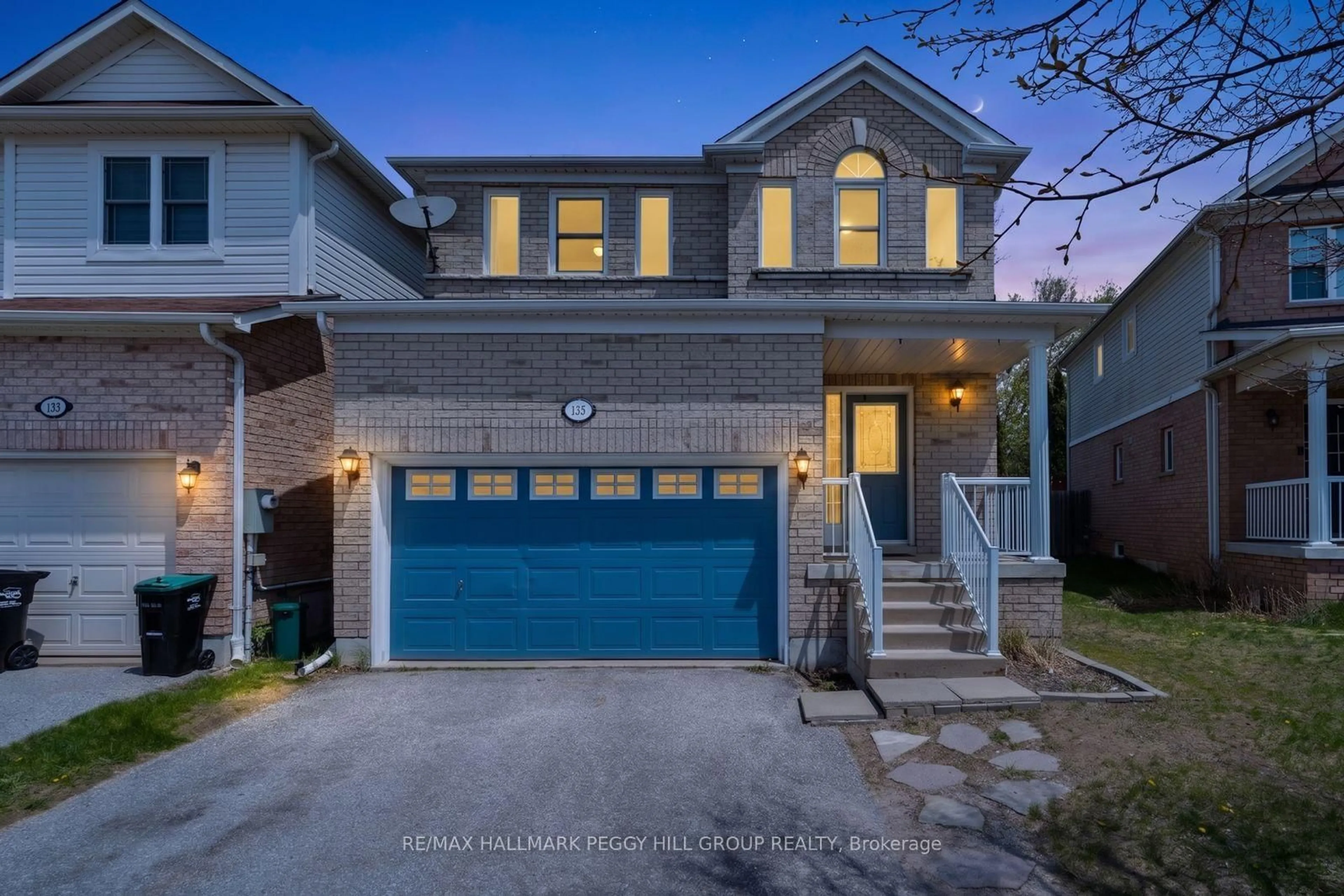 Home with brick exterior material, street for 135 Maplewood Dr, Essa Ontario L3W 0B7