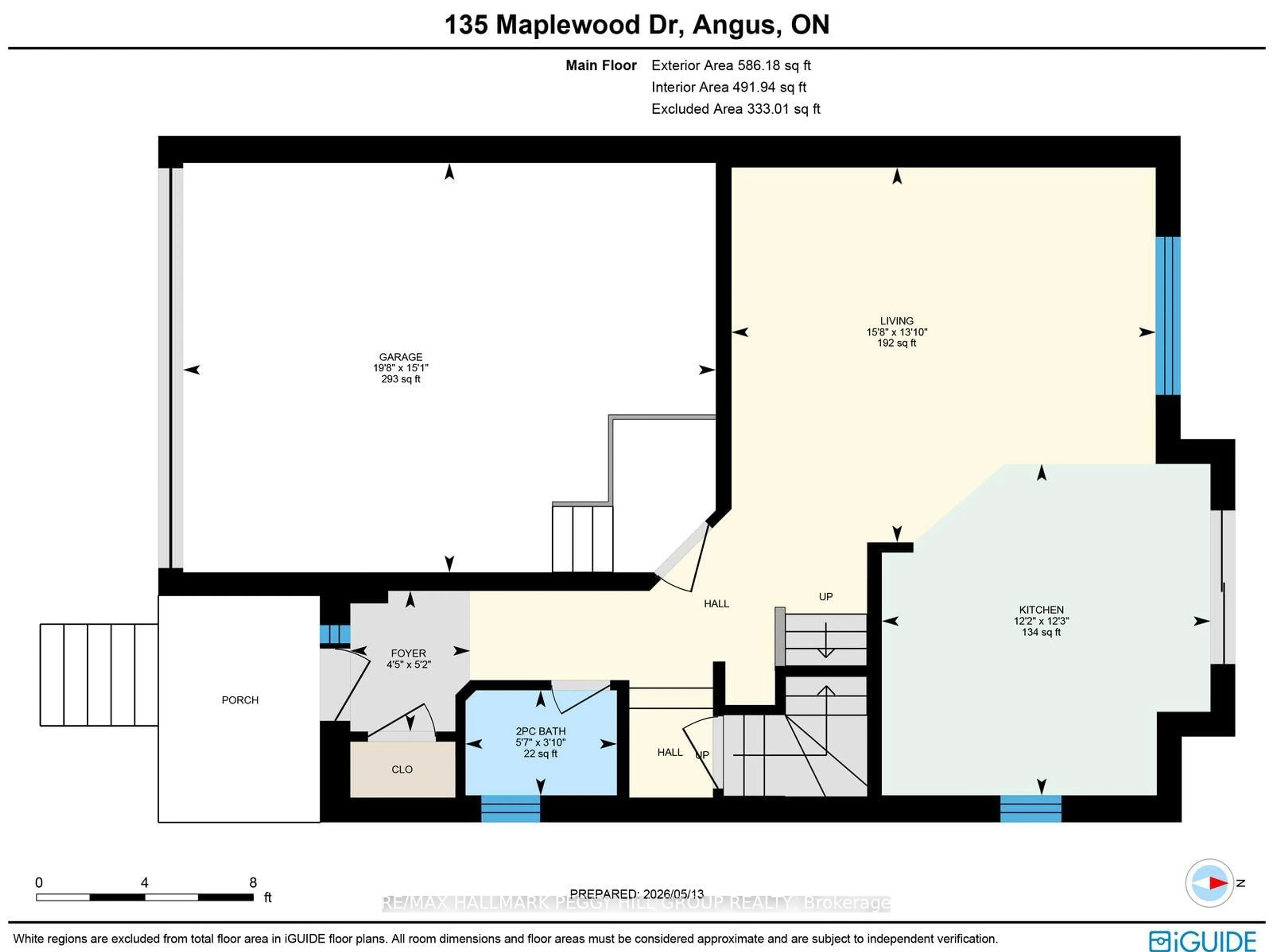 Floor plan for 135 Maplewood Dr, Essa Ontario L3W 0B7
