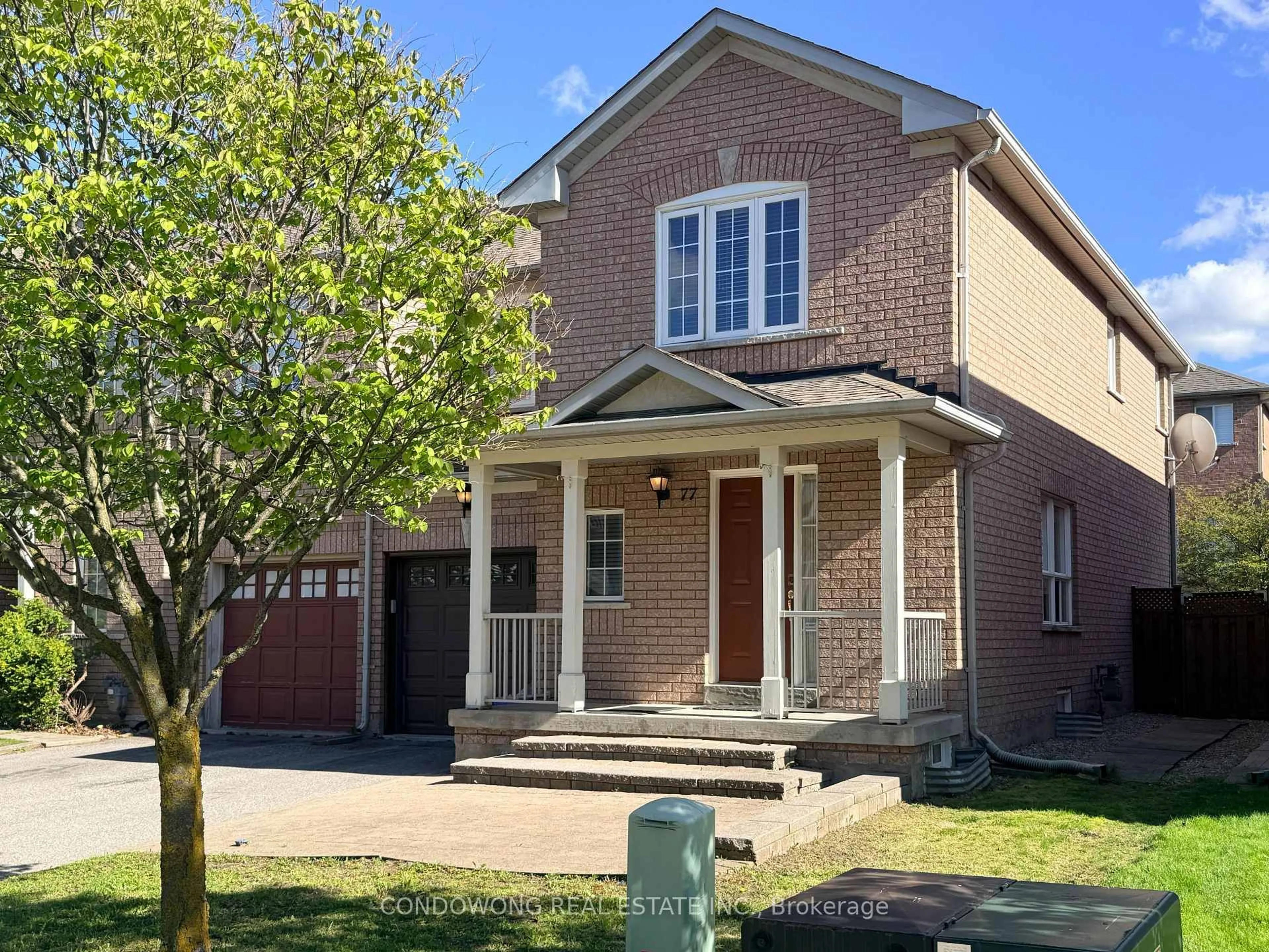 Home with brick exterior material, street for 77 Bassett Ave, Richmond Hill Ontario L4B 4J9
