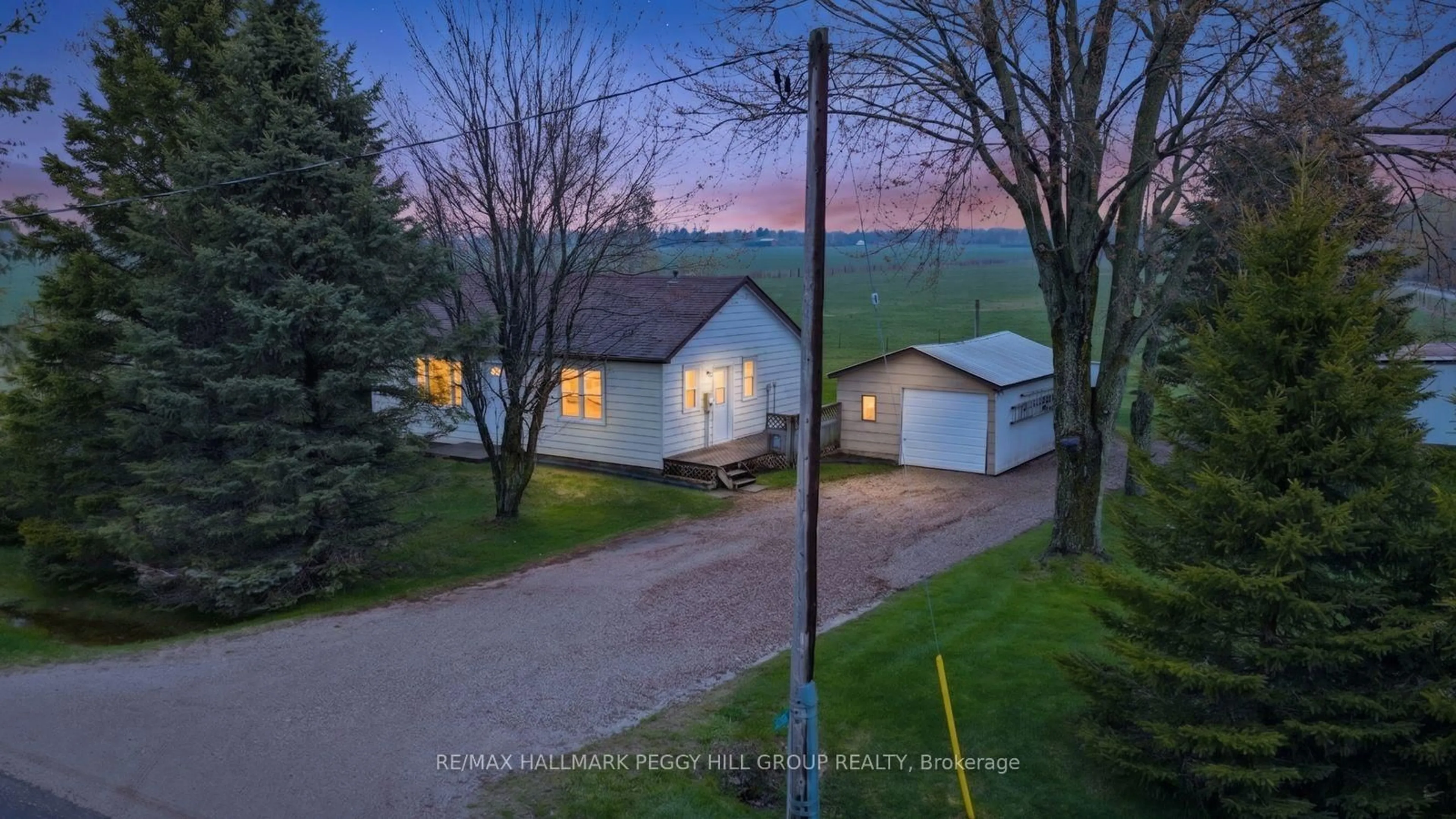 A pic from outside/outdoor area/front of a property/back of a property/a pic from drone, unknown for 8785 10th Line, Essa Ontario L4M 4S4