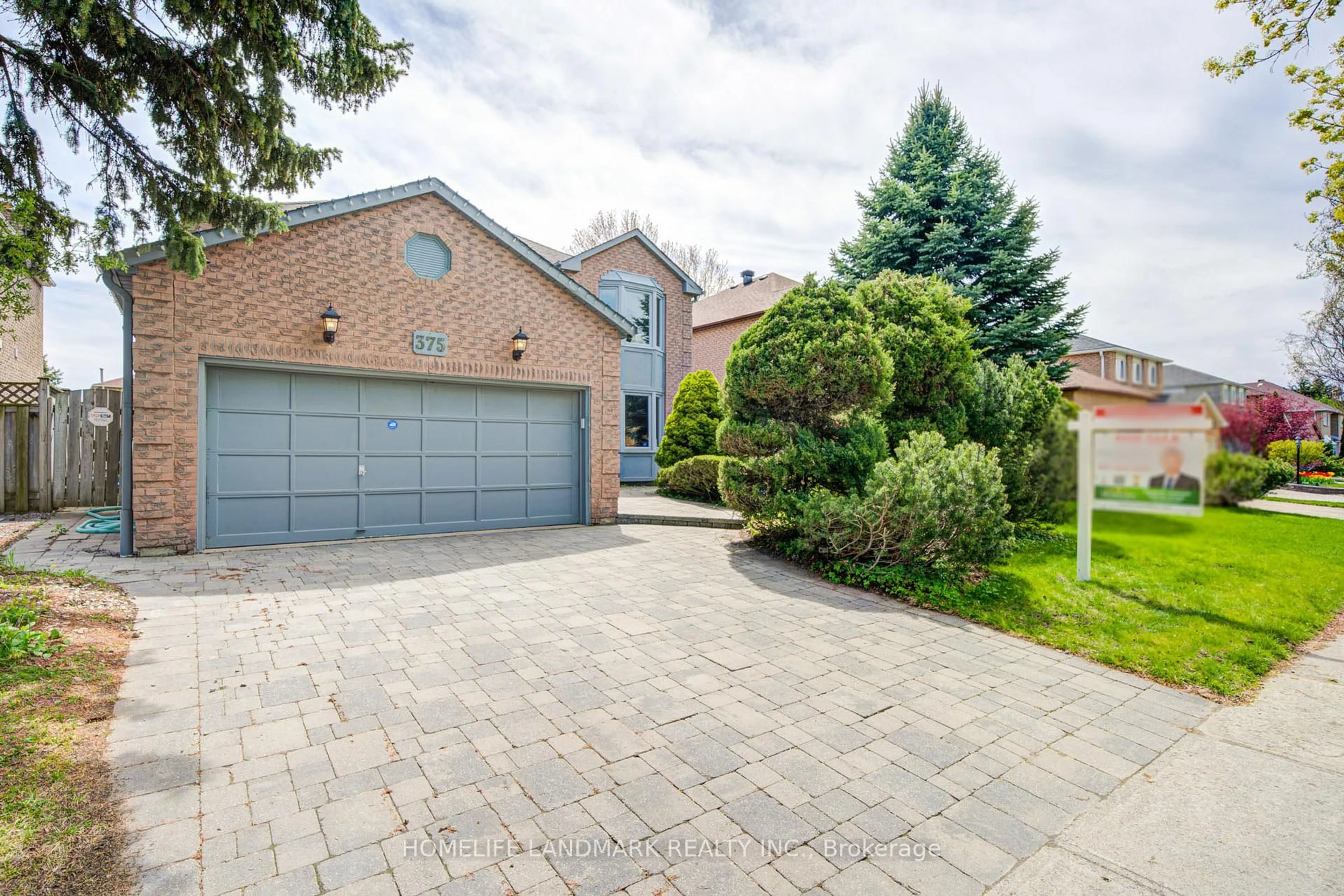Home with brick exterior material, street for 375 Manhattan Dr, Markham Ontario L3P 7J2