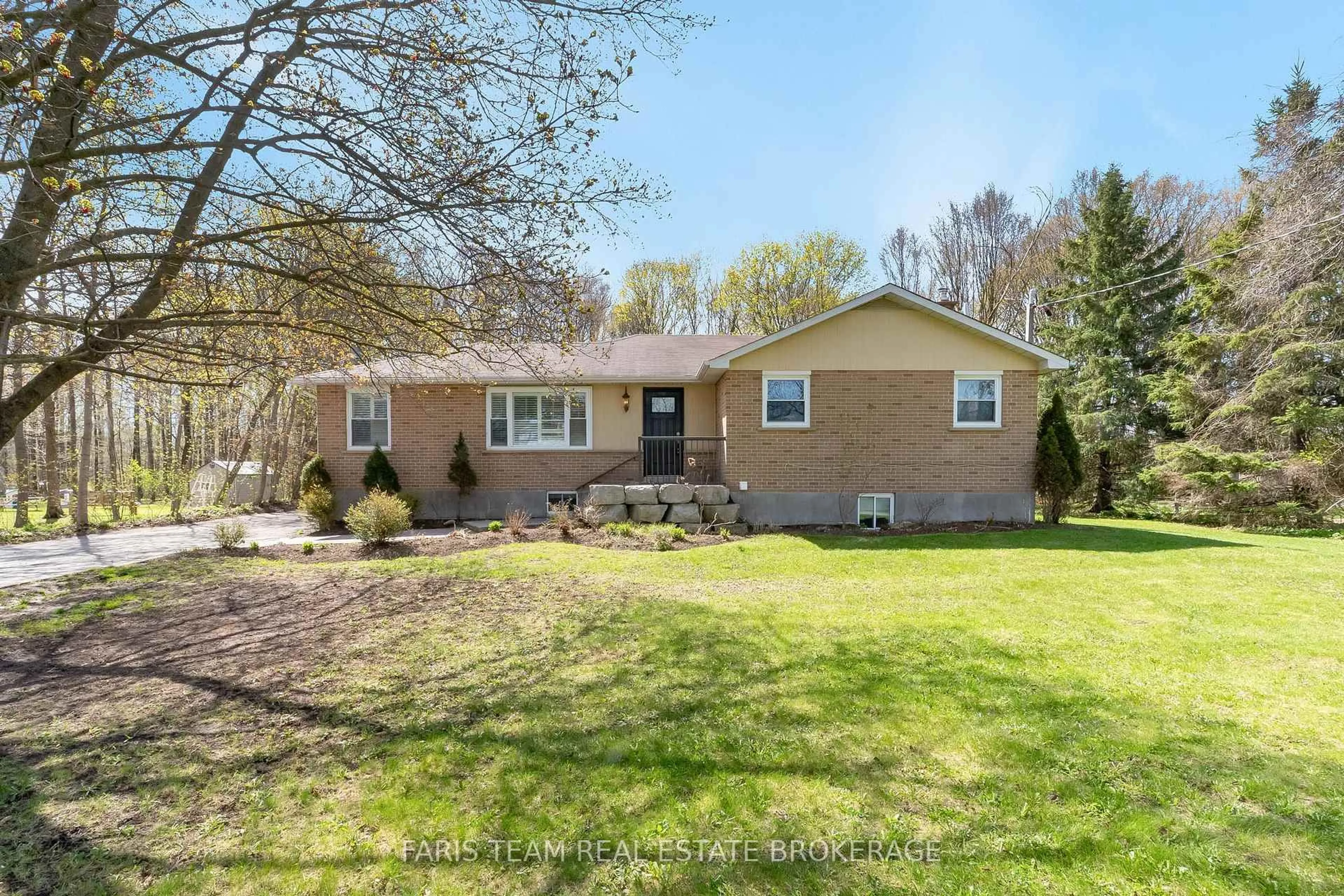 Home with vinyl exterior material, street for 7349 County Road 14, Adjala-Tosorontio Ontario L0G 1W0