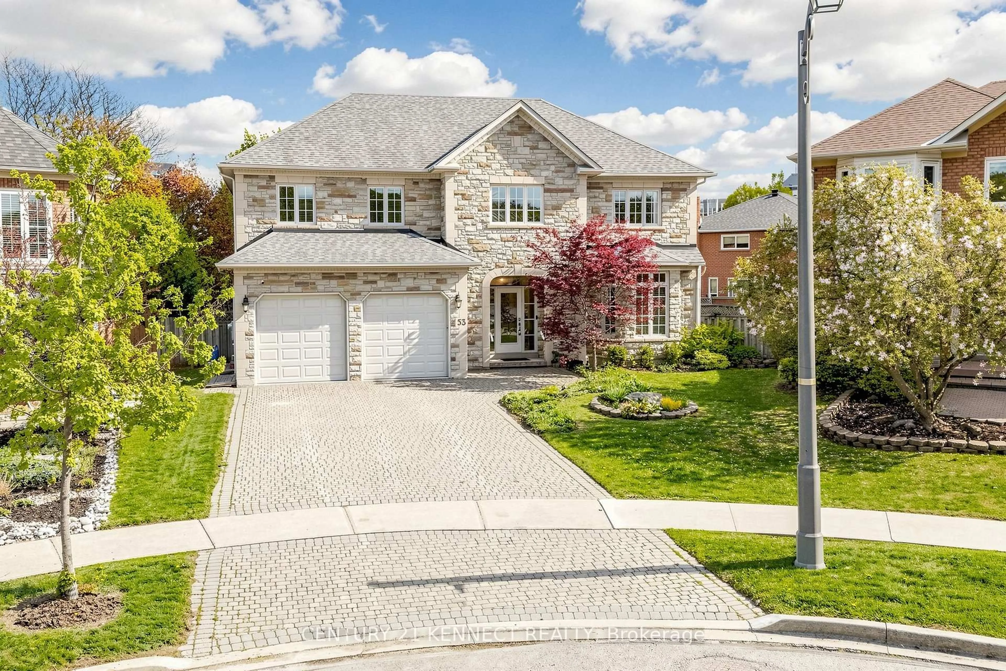 Home with brick exterior material, street for 53 Grenadier Cres, Vaughan Ontario L4J 7V8