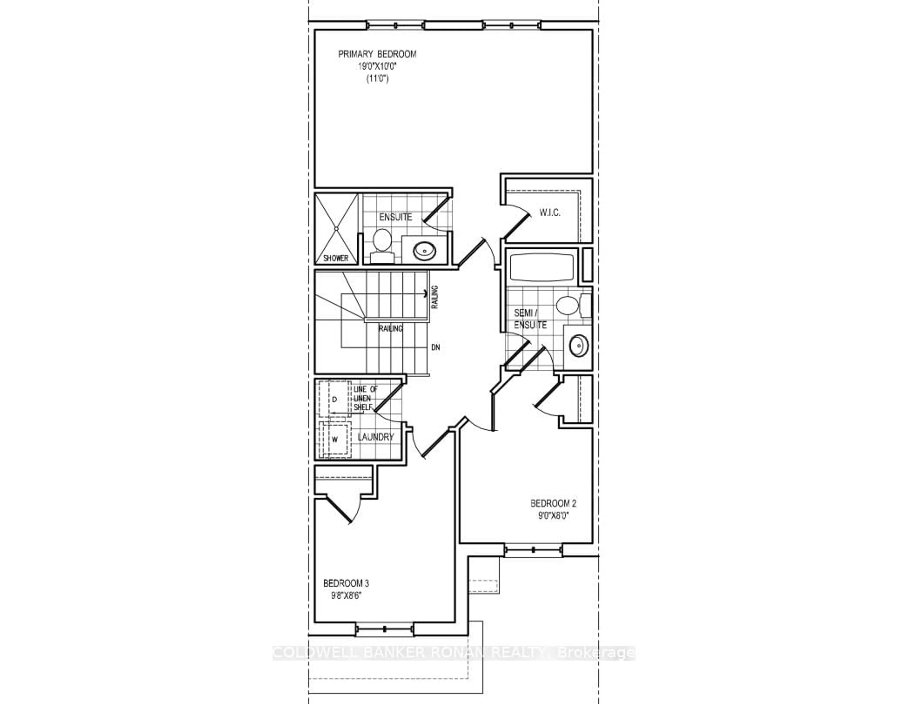 Floor plan for 99 Meadow Vista Cres, East Gwillimbury Ontario L9N 0T5