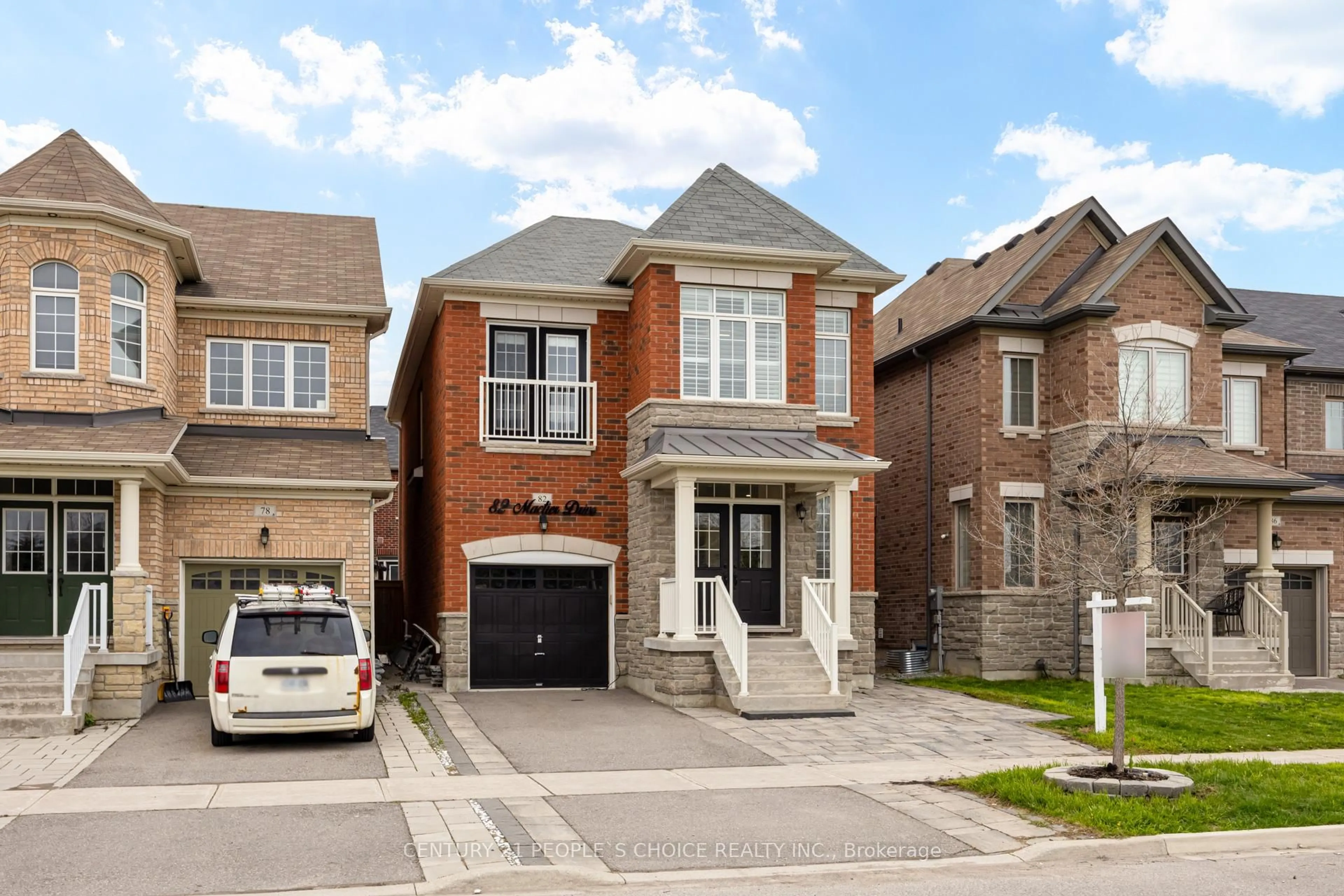 Home with brick exterior material, street for 82 Mactier Dr, Vaughan Ontario L4H 4L2