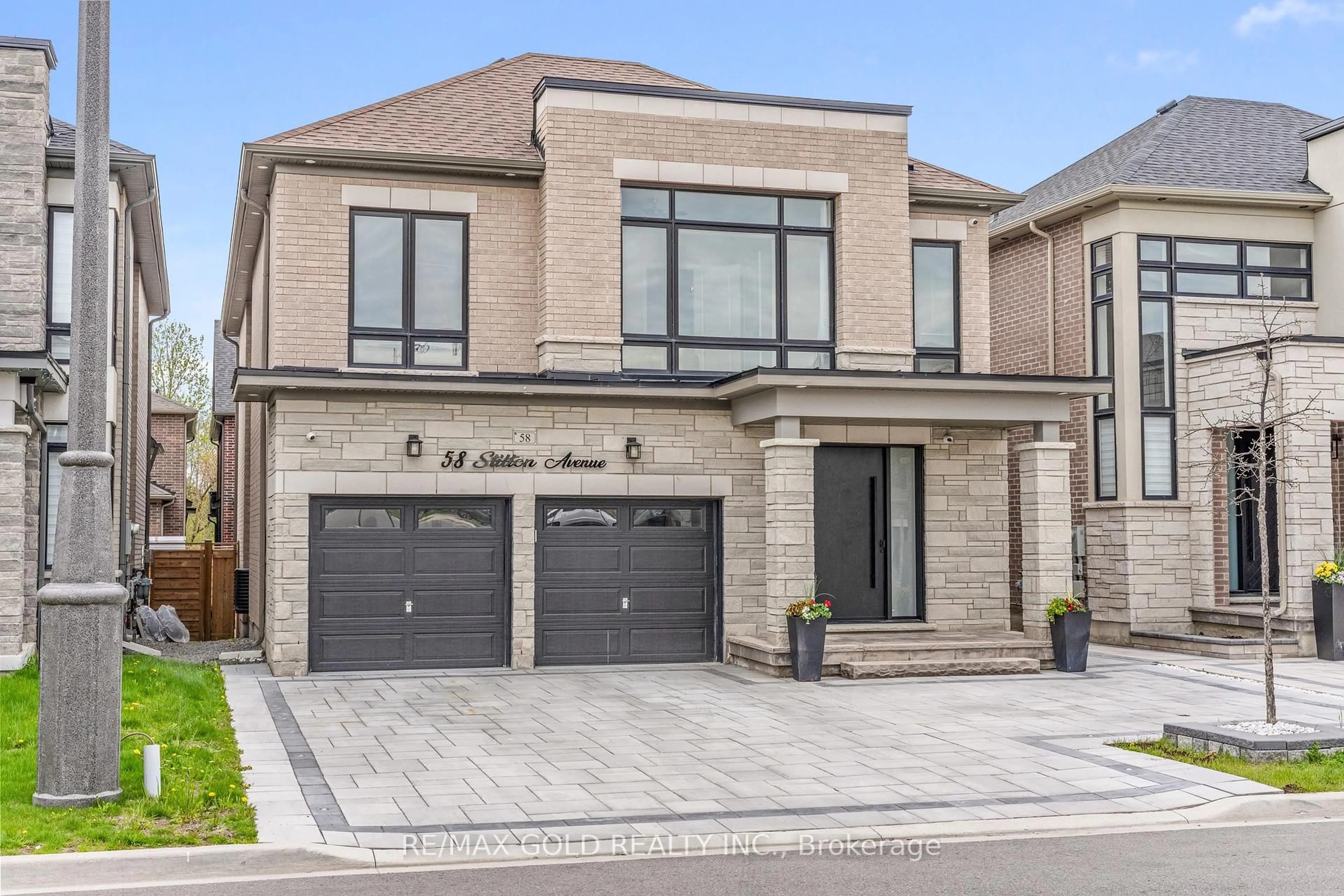 Home with brick exterior material, street for 58 Stilton Ave, Vaughan Ontario L4H 5B9