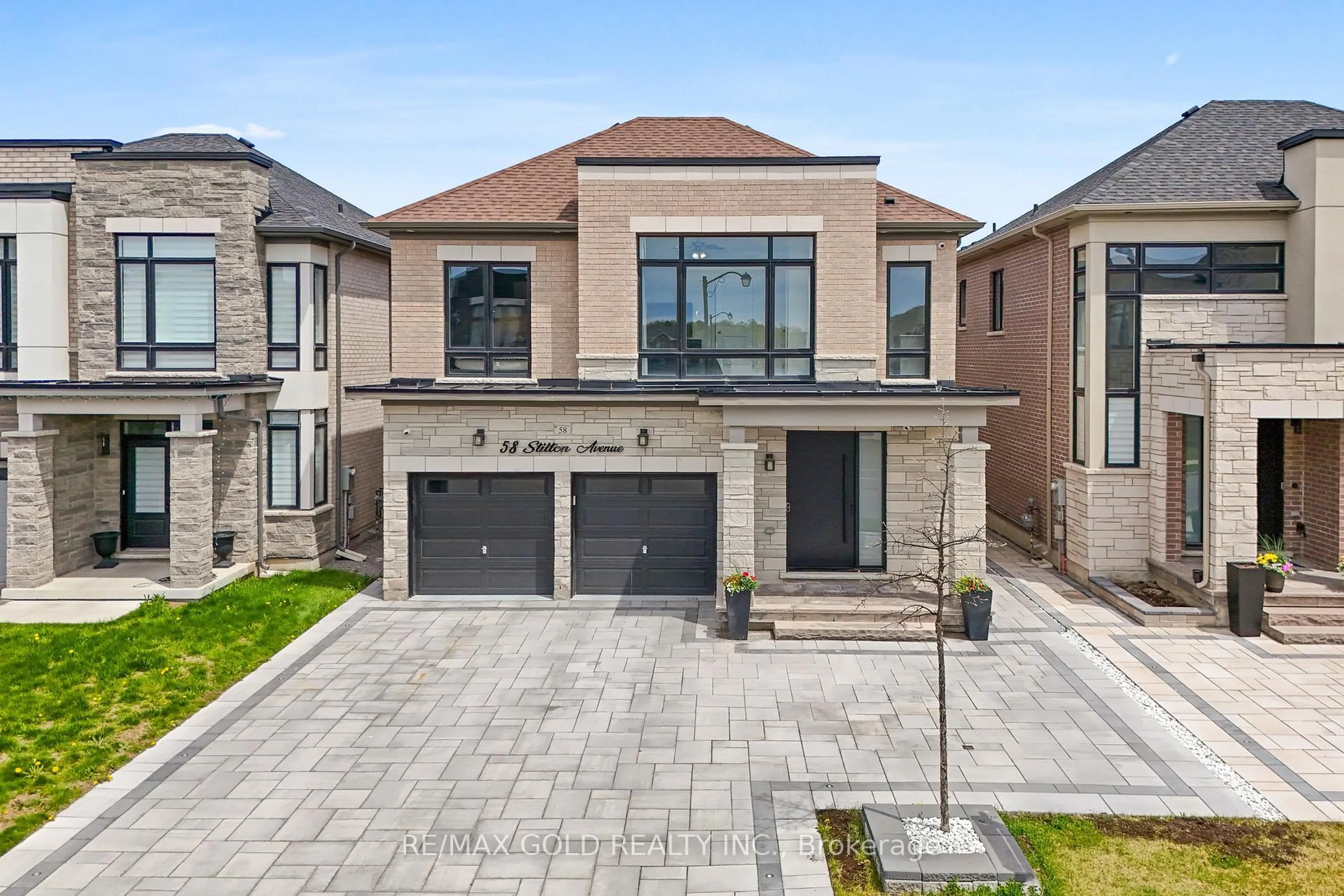 Home with brick exterior material, street for 58 Stilton Ave, Vaughan Ontario L4H 5B9