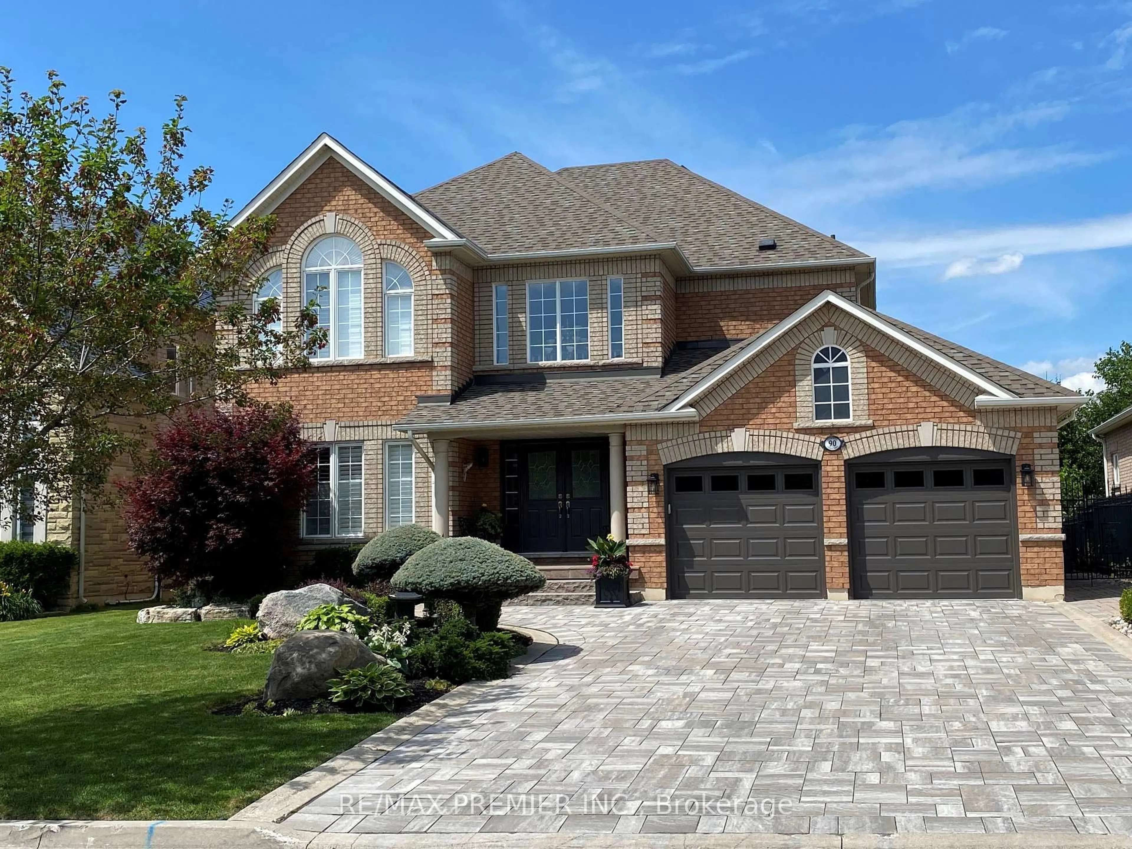 Home with brick exterior material, street for 90 Siderno Cres, Vaughan Ontario L4L 9H5