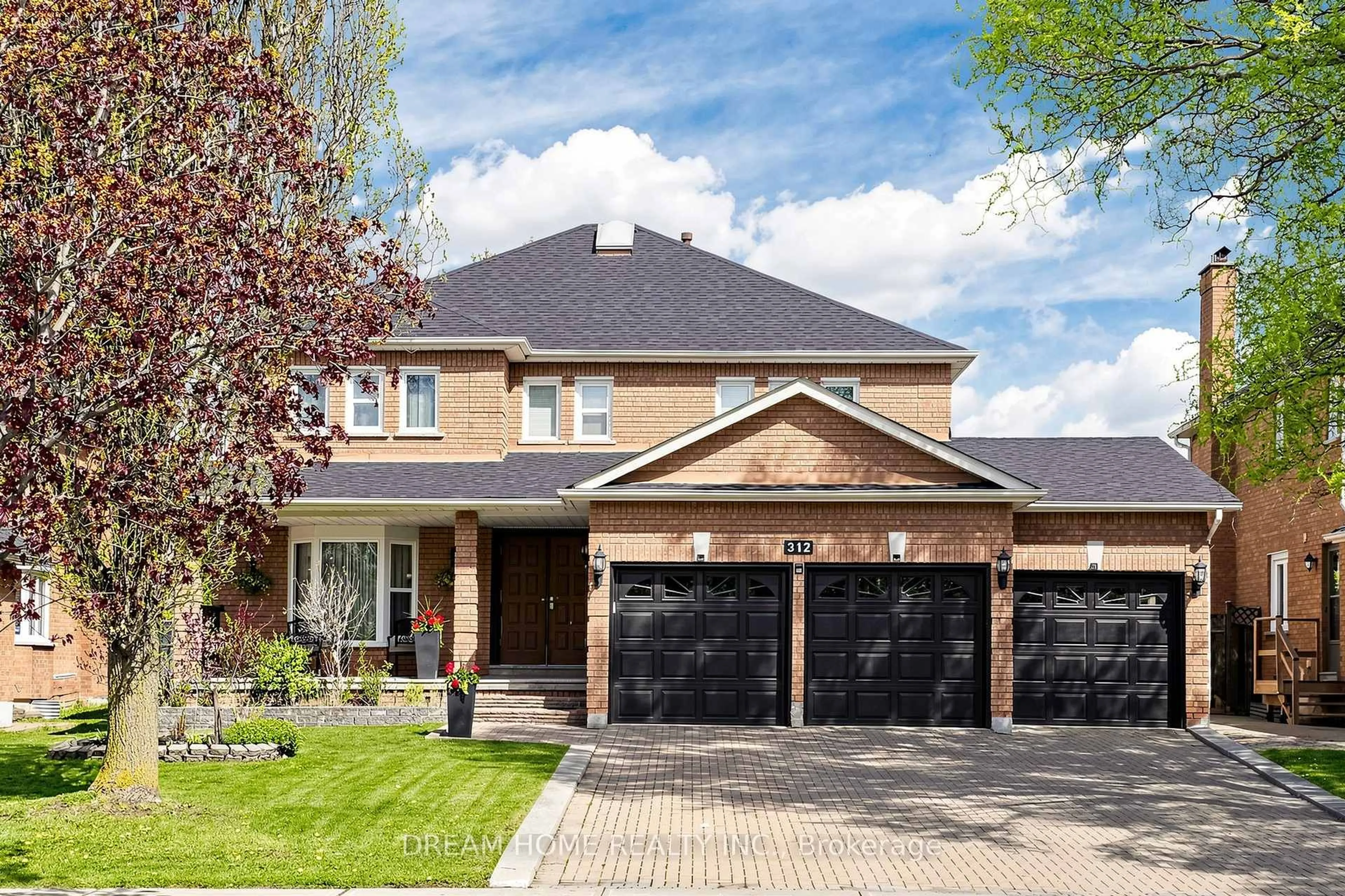 Home with brick exterior material, street for 312 Valeria Blvd, Vaughan Ontario L4L 6V7
