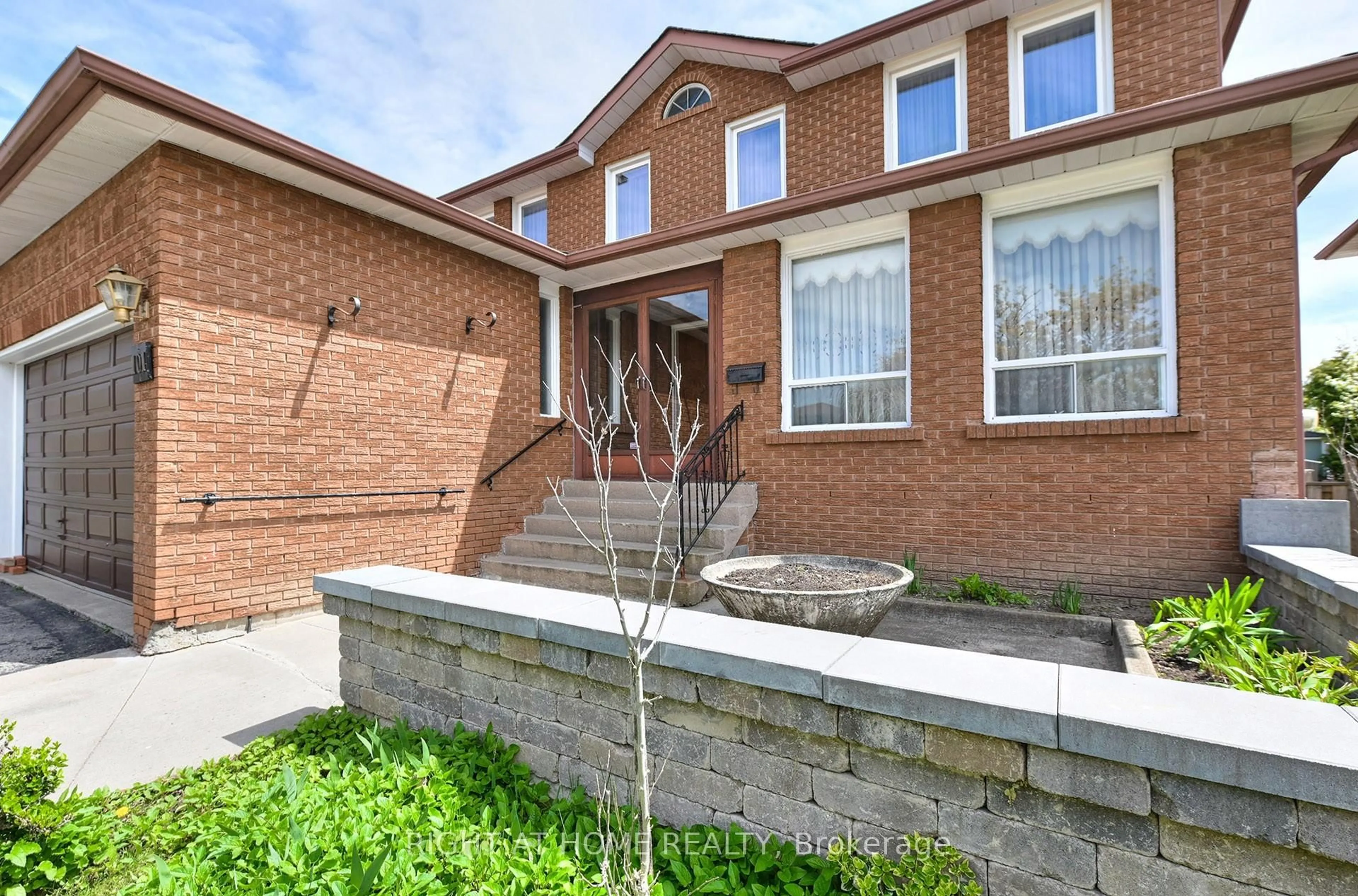 Home with brick exterior material, street for 101 Raymerville Dr, Markham Ontario L3P 4K7